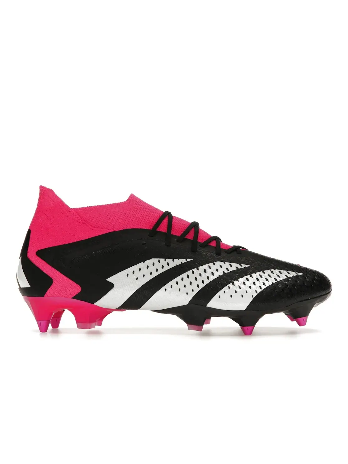 Мужские бутсы с длинным рукавом Adidas Predator Accuracy.1 SG Adidas — изображение 1 из 4, черный/белый/розовый