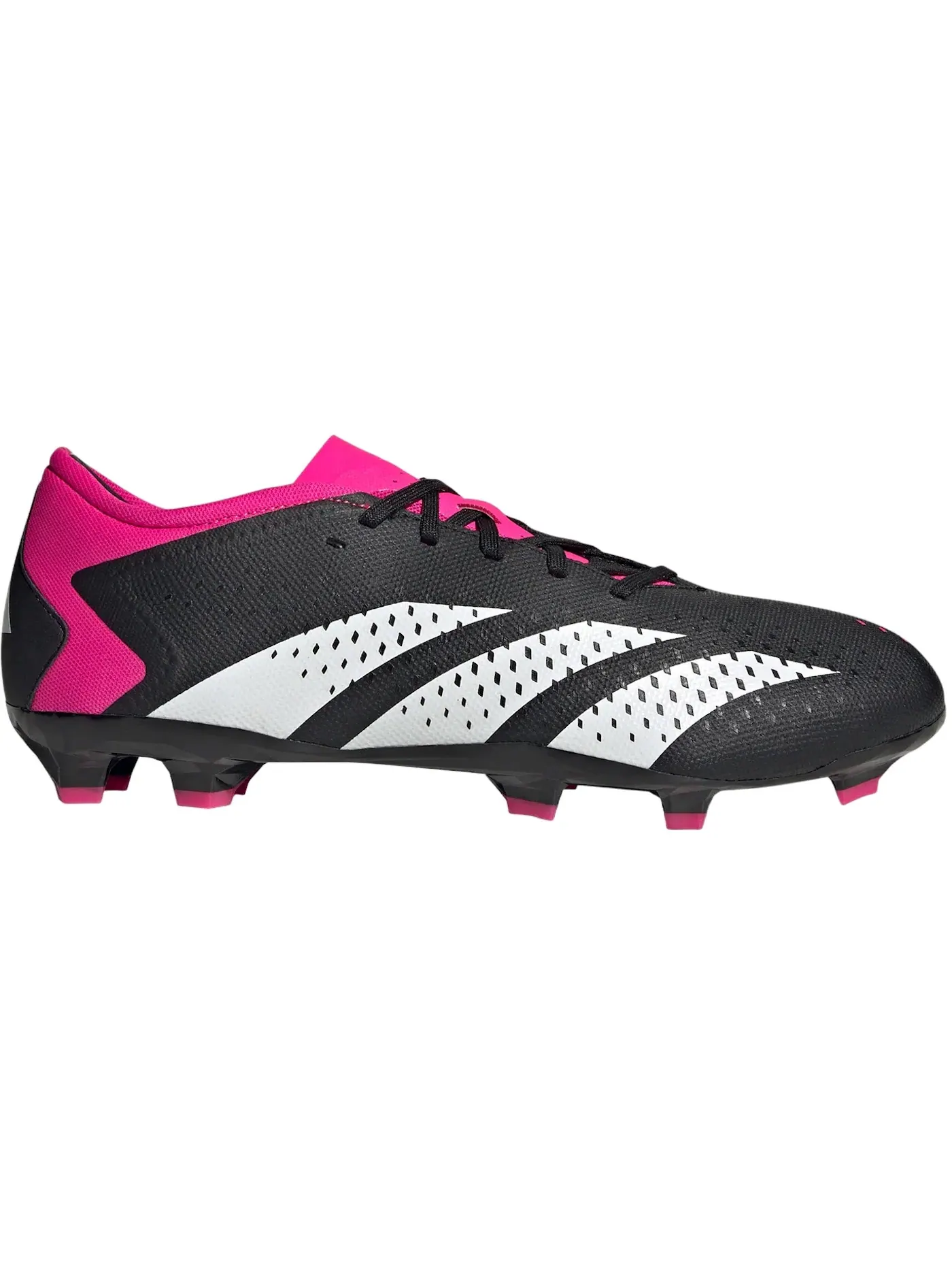 Мужские бутсы с длинным рукавом Adidas Predator Accuracy.3 Low FG Adidas — изображение 1 из 1, черный белый розовый