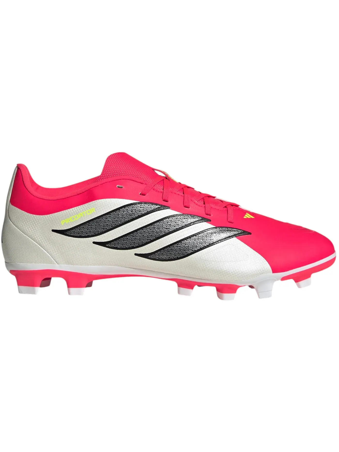Мужские бутсы с фиксированной/многошинной подошвой Adidas Predator Club FG/MG — изображение 1 из 1, красный/черный/белый