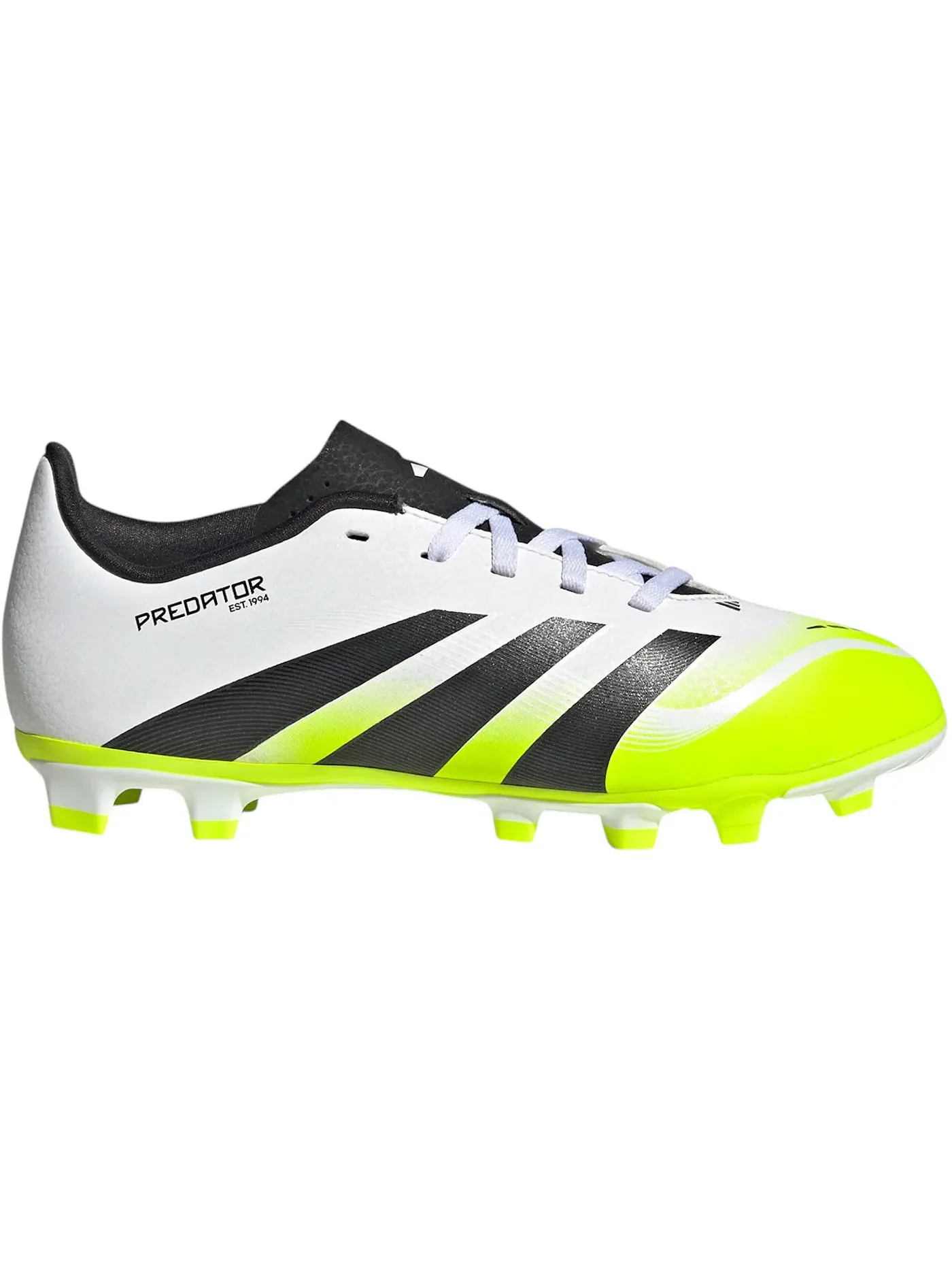 Детские бутсы Predator Club FG/MG Adidas — изображение 1 из 1, белый черный