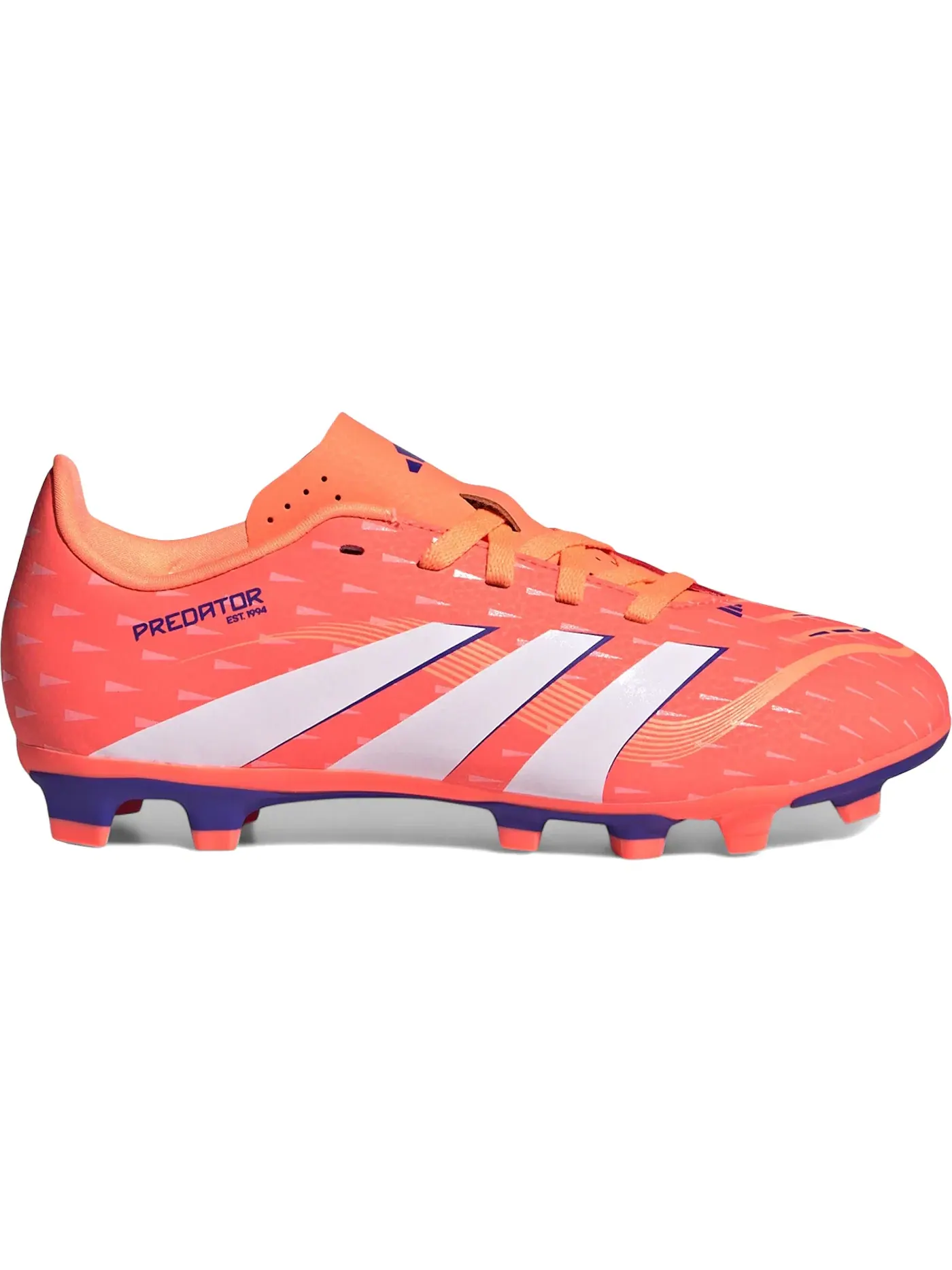 Детские бутсы Predator Club FG/MG Adidas — изображение 1 из 1, белый/оранжевый