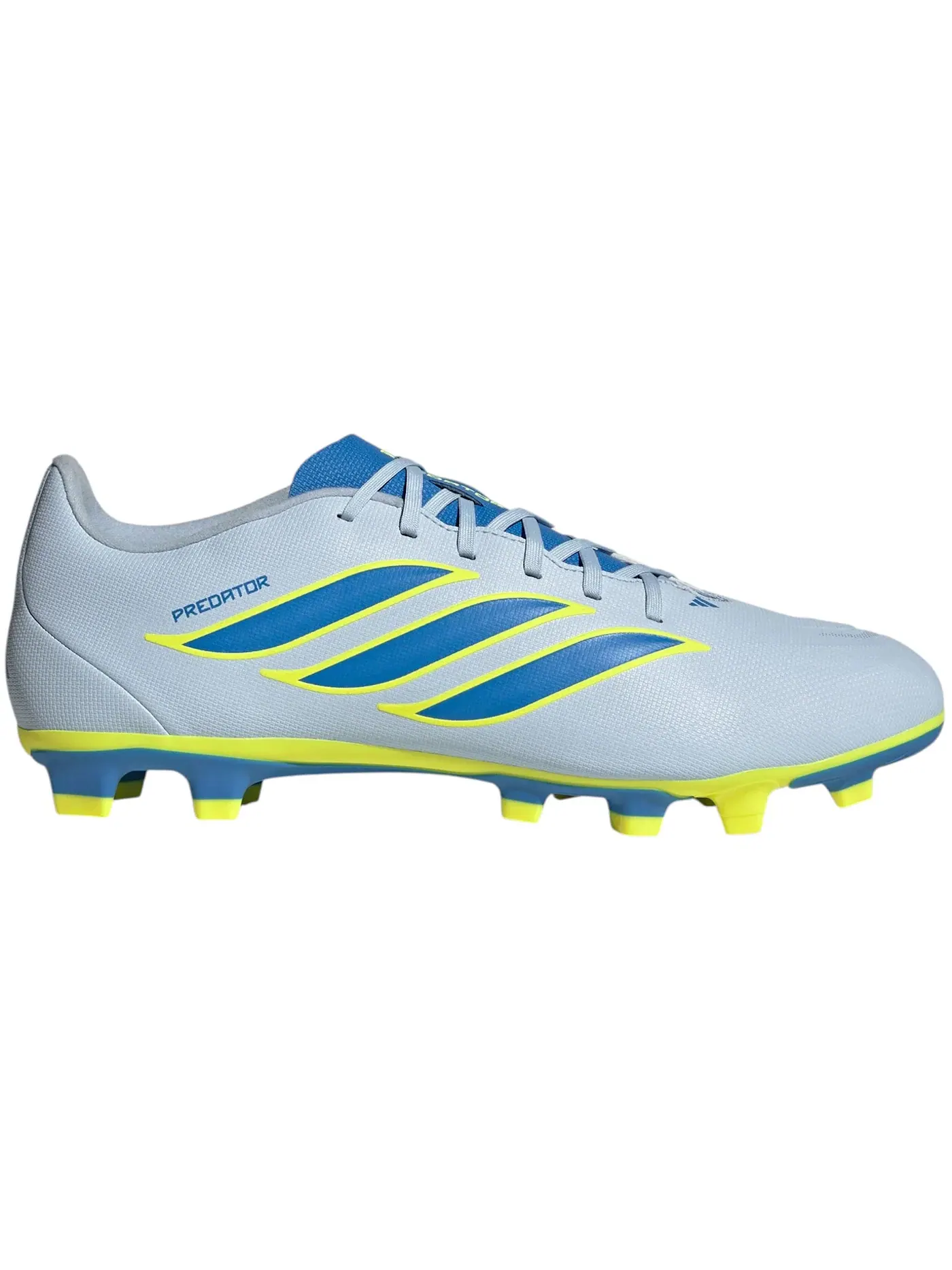 Мужские бутсы с длинным рукавом Adidas Predator Club FG/MG Ice Cold Precision Pack — изображение 1 из 1, синий/желтый
