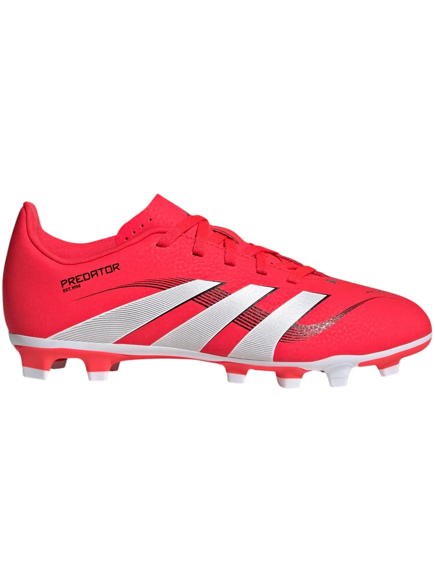 Детские бутсы Predator Club FG/MG Adidas — изображение 1 из 1, красный белый черный