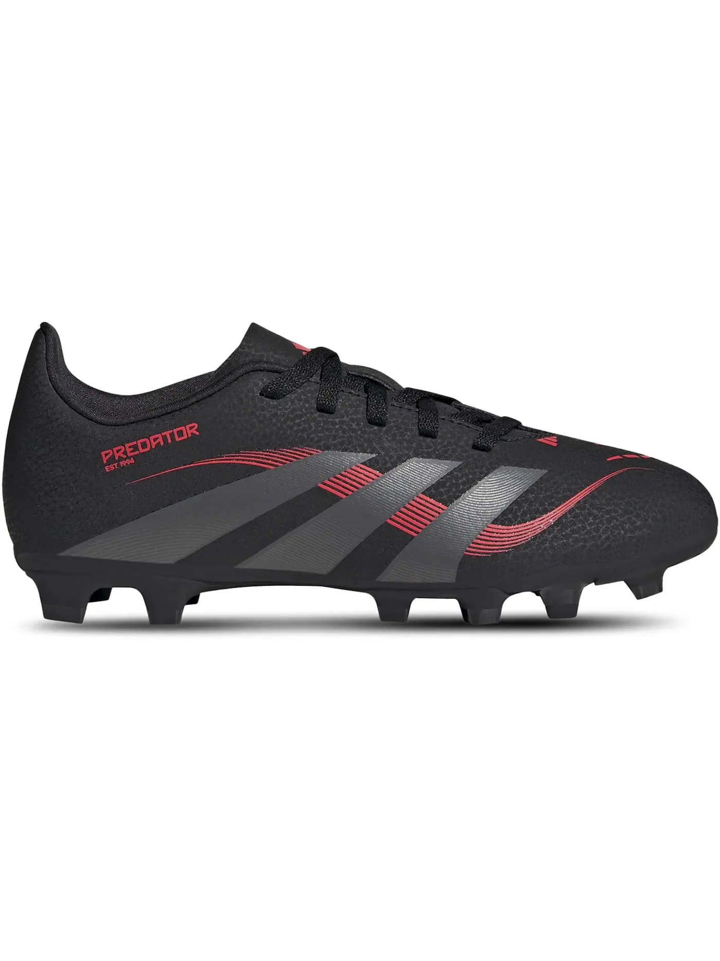 Детские бутсы Predator Club FG/MG Adidas — изображение 1 из 1, черный/серый/красный