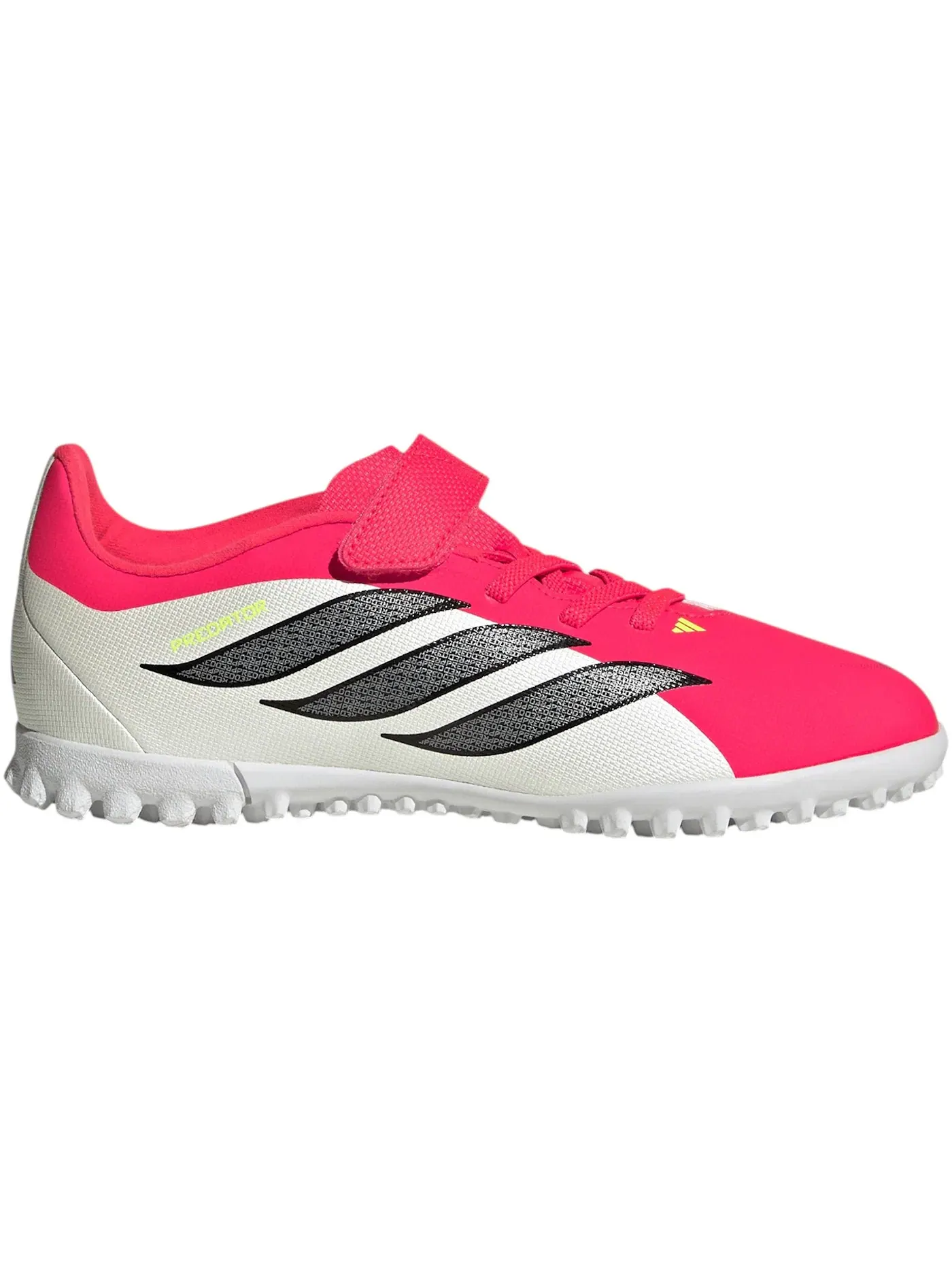 Детские бутсы с откидным язычком Predator Club Fold-Over Tongue FG/MG Adidas — изображение 1 из 1, красный/черный/белый