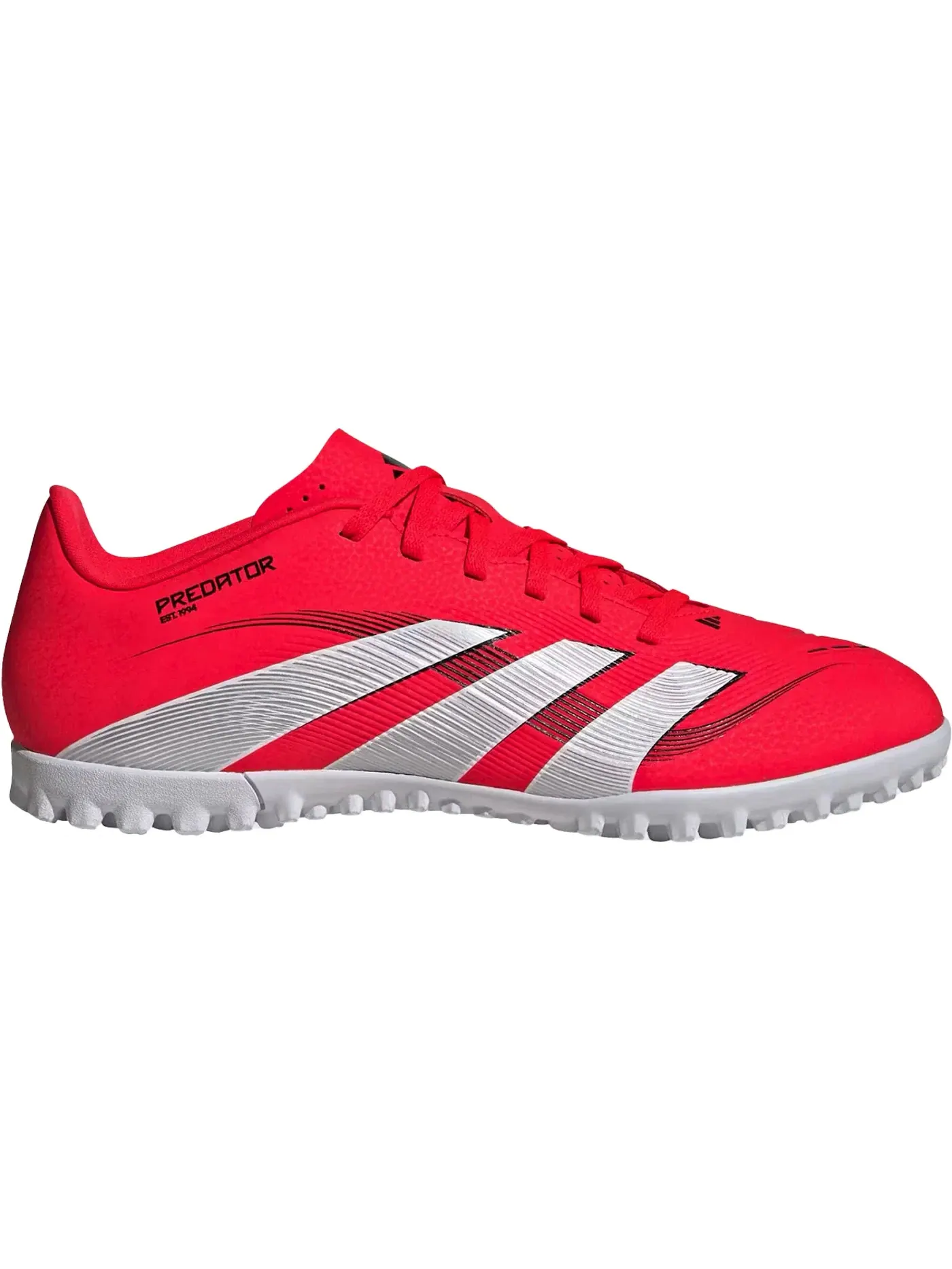 Мужские бутсы для футбола с длинным рукавом Adidas Predator Club TF — изображение 1 из 1, красный/белый/черный