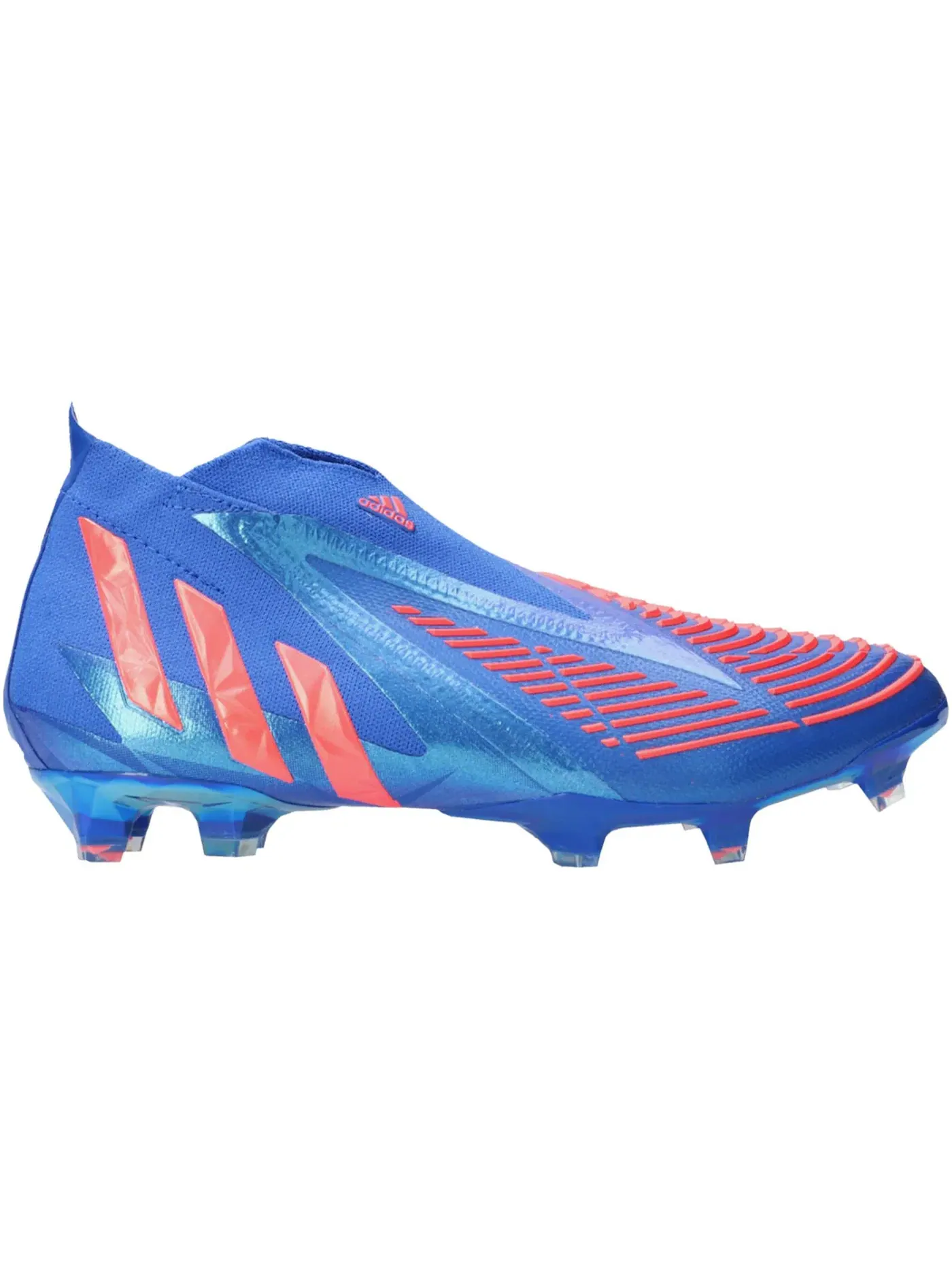 Детские бутсы с высоким верхом Adidas Predator Edge+ FG — изображение 1 из 1, синий