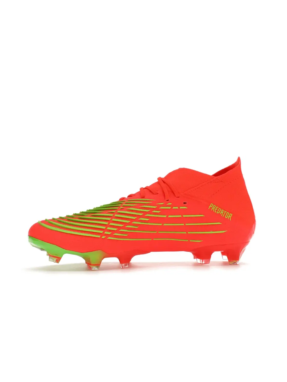Мужские бутсы с длинным рукавом Adidas Predator Edge.1 FG — изображение 3 из 4, красный/зеленый/черный
