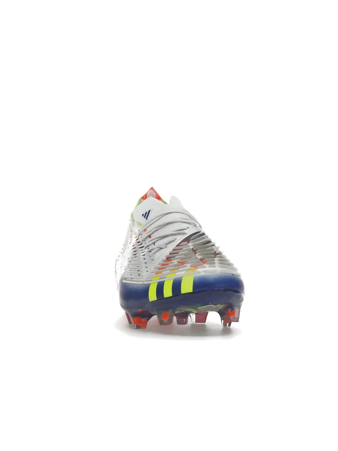 Мужские бутсы с высоким верхом Adidas Predator Edge.1 FG — изображение 2 из 4, белый желтый синий