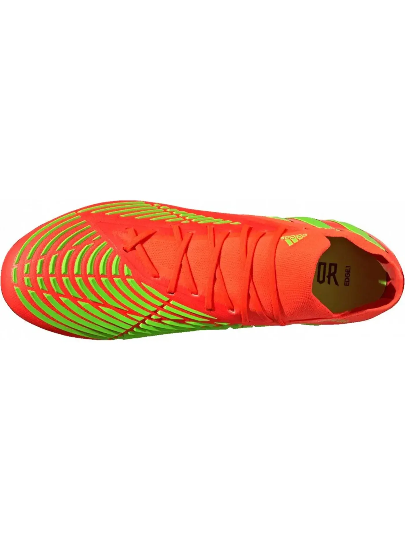 Мужские бутсы с шипами Adidas Predator Edge.1 Low SG — изображение 2 из 3, красный зеленый черный
