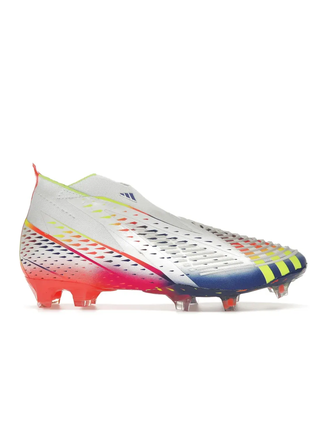 Мужские бутсы Predator Edge+ FG Adidas — изображение 1 из 4, белый желтый синий