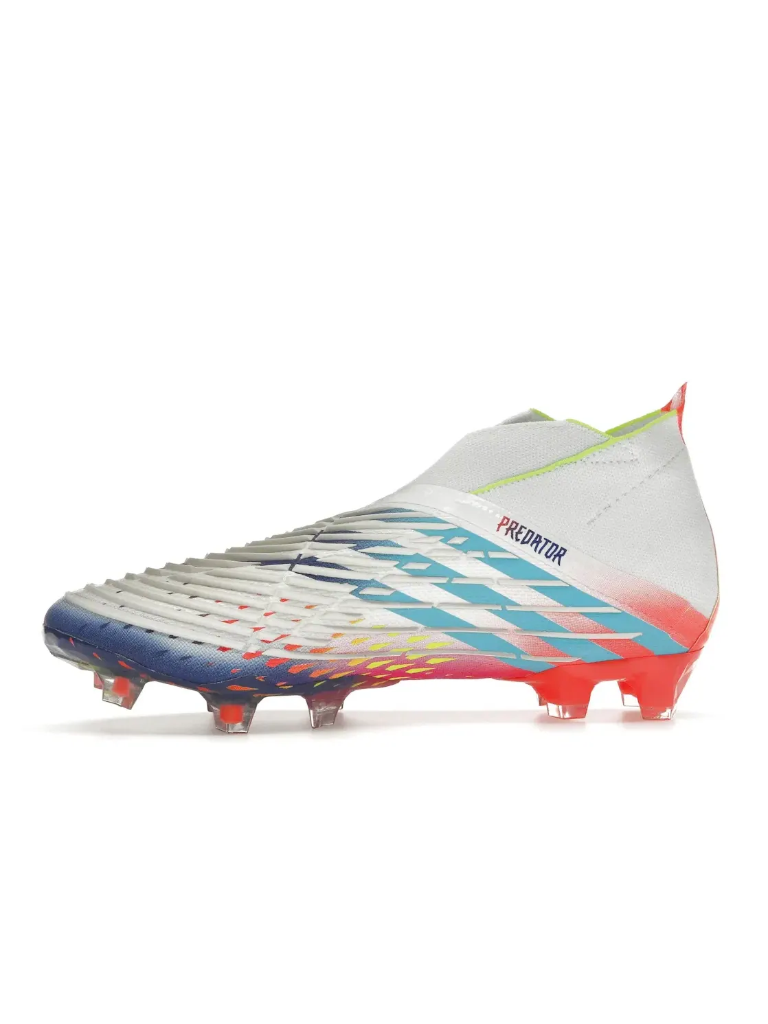 Мужские бутсы Predator Edge+ FG Adidas — изображение 3 из 4, белый желтый синий