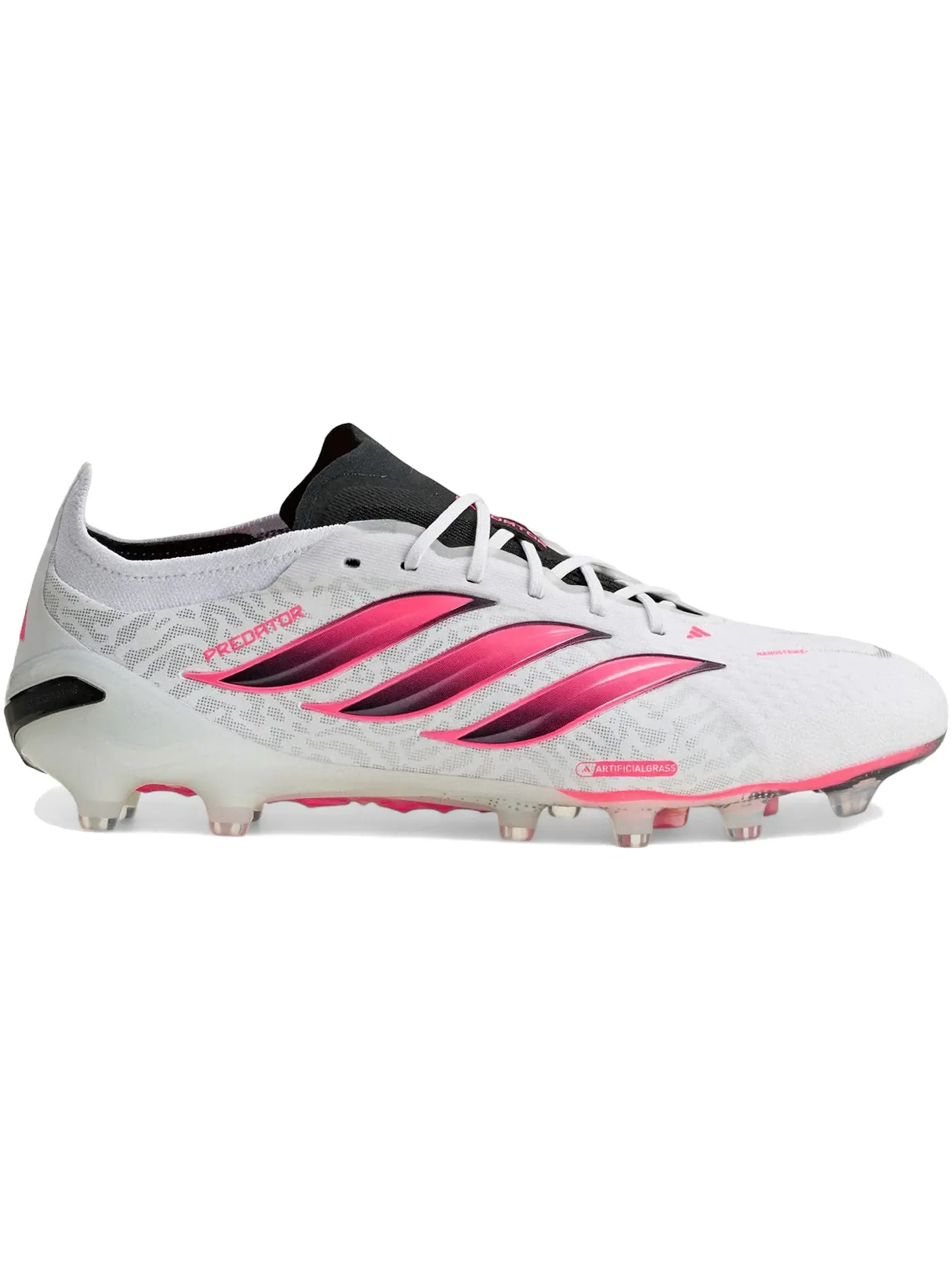 Мужские бутсы с шипами Adidas Predator Elite AG — изображение 1 из 1, белый//черный