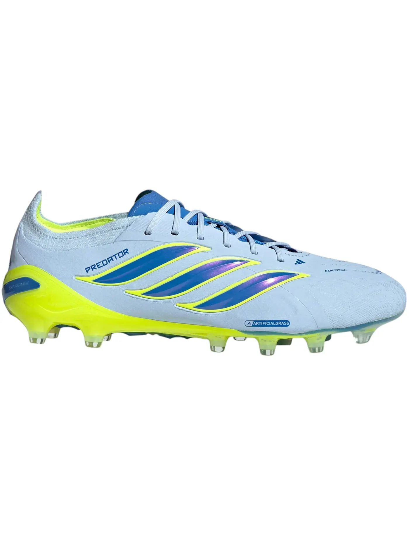 Мужские бутсы с высоким верхом Adidas Predator Elite AG — изображение 1 из 1, синий/желтый