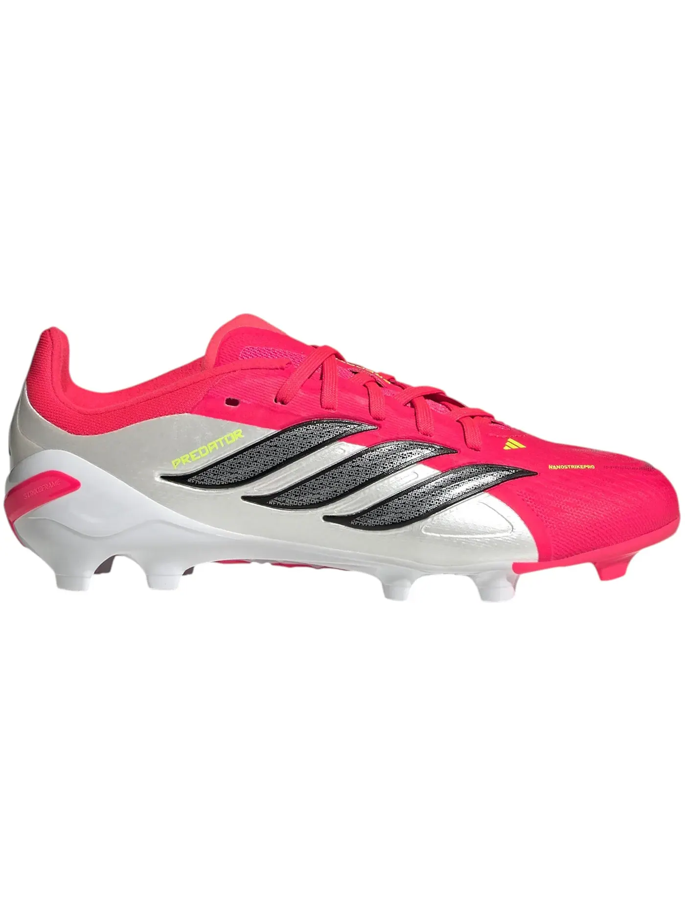 Детские бутсы с высоким верхом Adidas Predator Elite FG — изображение 1 из 1, красный/черный/белый