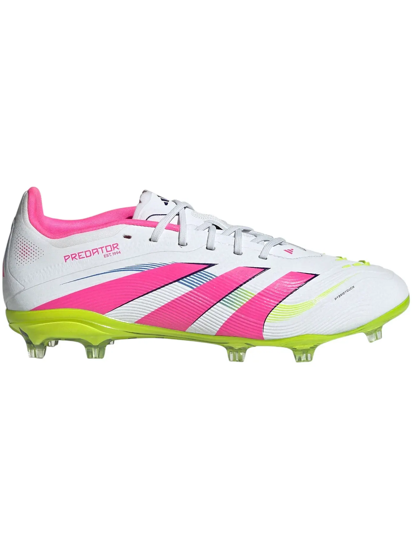 Детские бутсы Predator Elite FG Adidas — изображение 1 из 1, белый/розовый