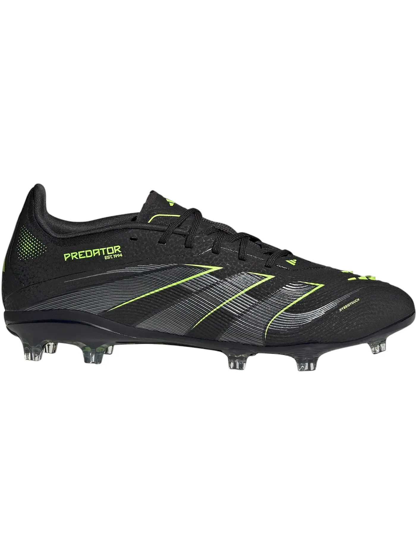 Детские бутсы с длинным рукавом Adidas Predator Elite FG — изображение 1 из 1, черный/металлик