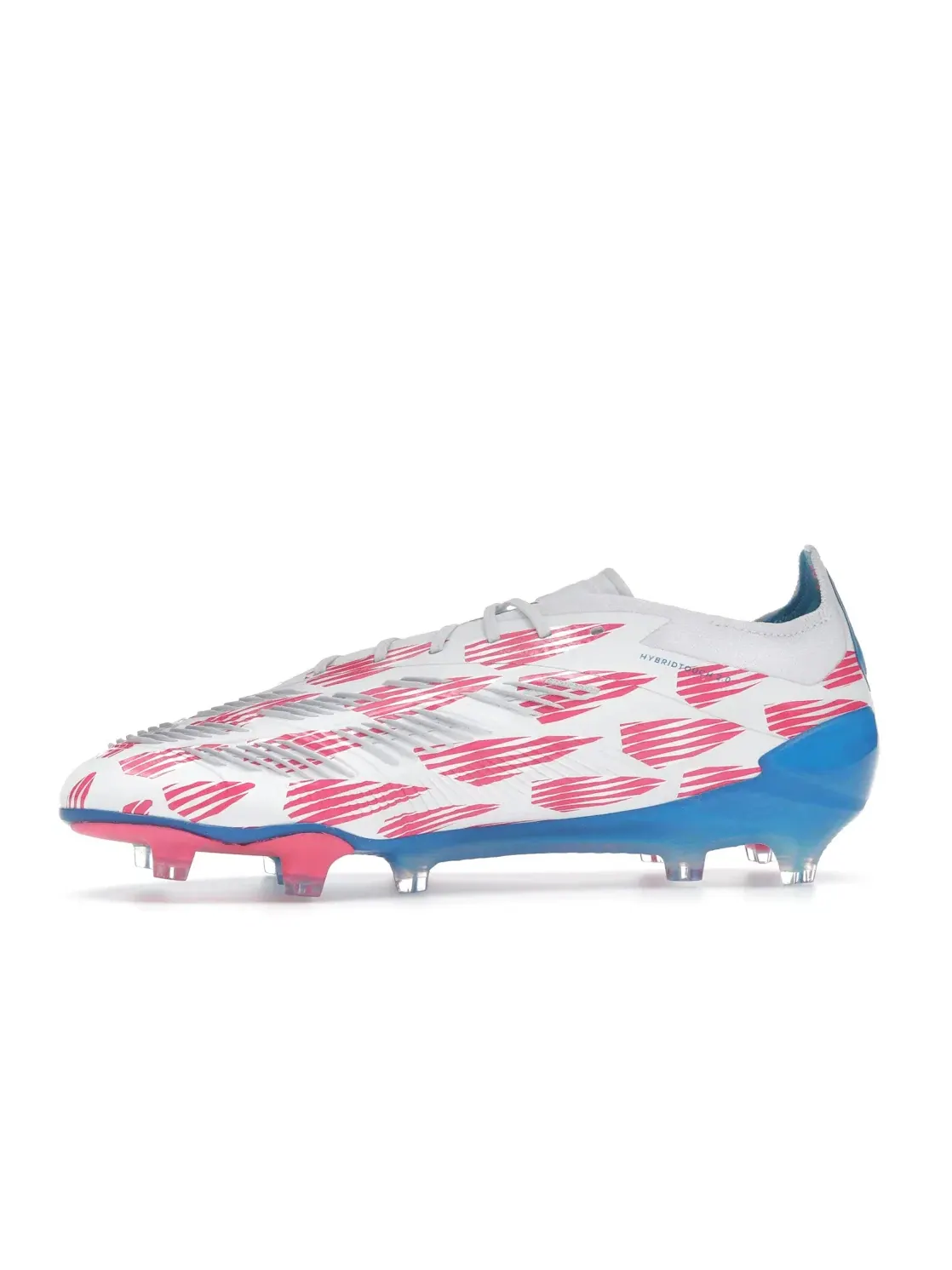 Мужские бутсы с высоким качеством Adidas Predator Elite FG — изображение 3 из 4, белый/синий/розовый