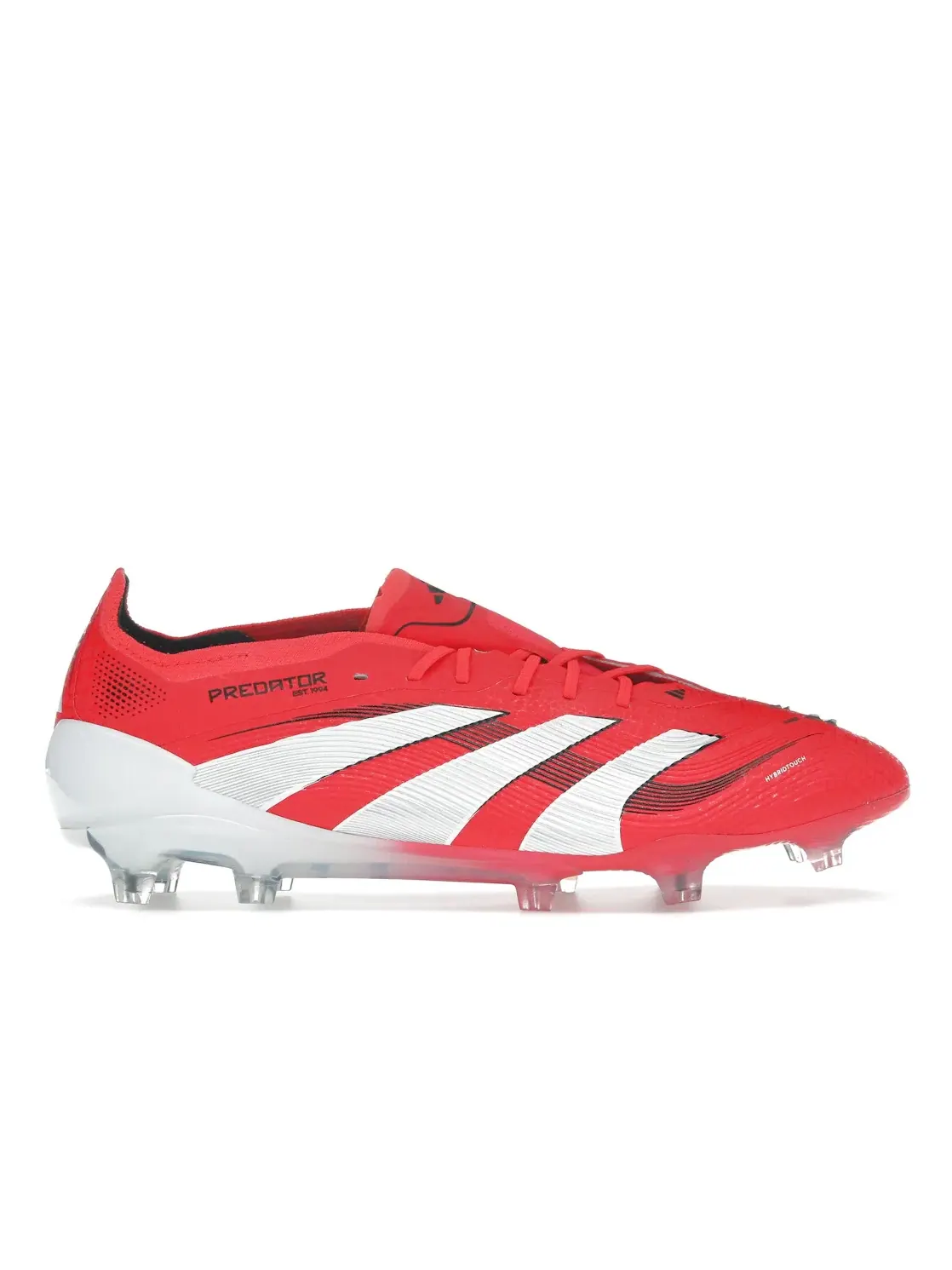 Мужские футбольные бутсы с высоким качеством Adidas Predator Elite FG — изображение 1 из 4, красный/белый/черный