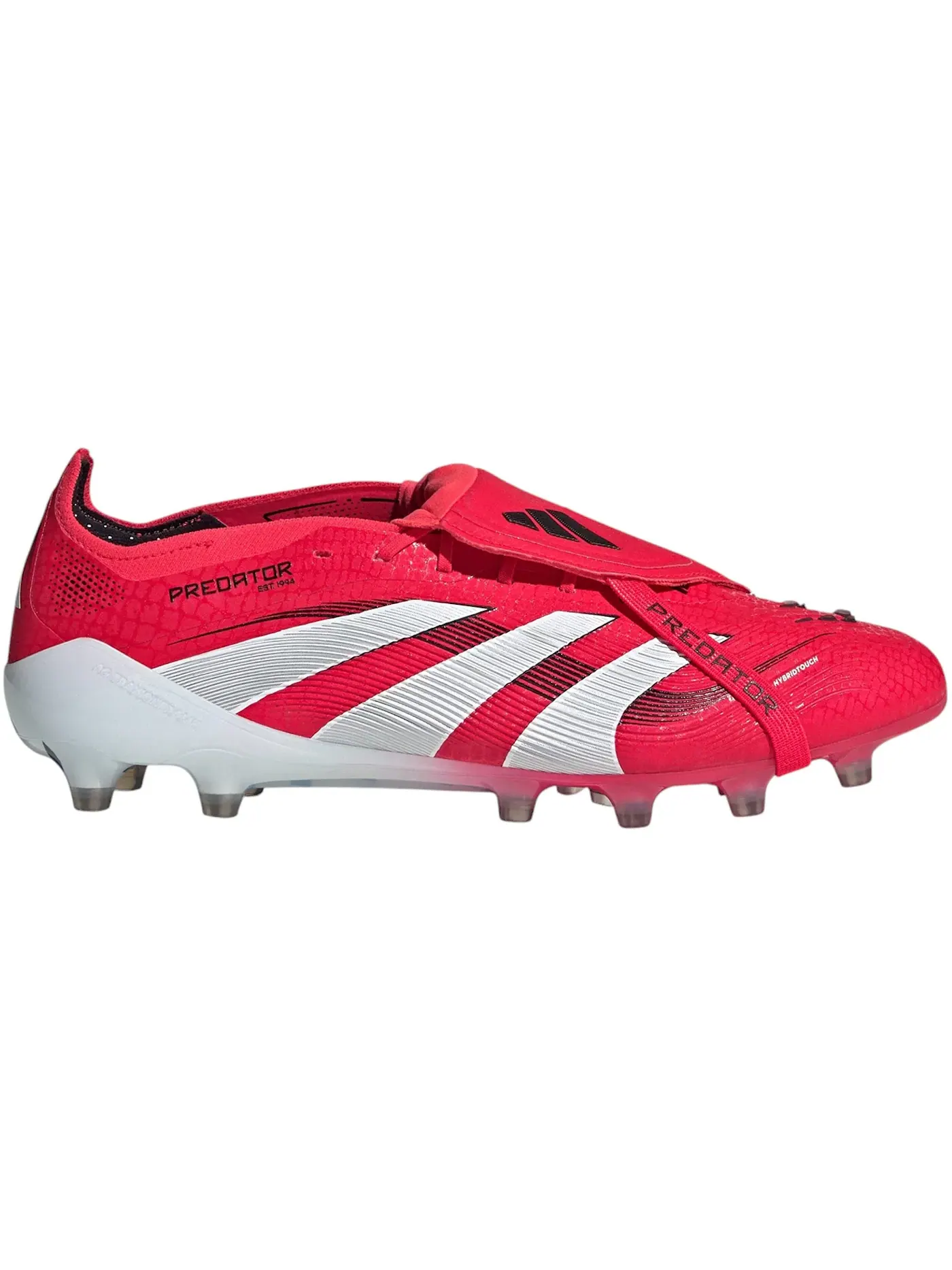 Мужские бутсы с откидным язычком Adidas Predator Elite Fold-Over Tongue AG — изображение 1 из 1, красный белый черный