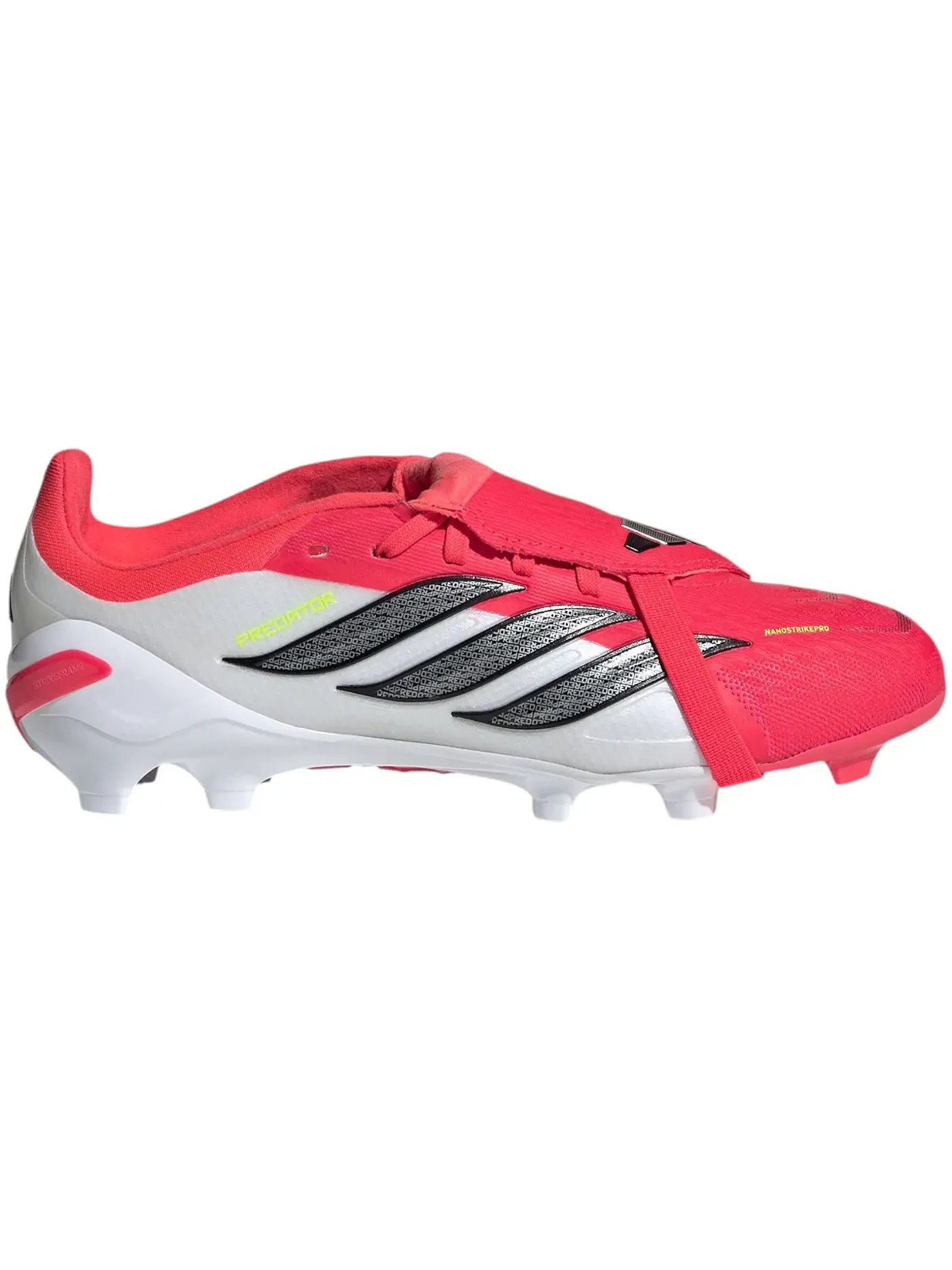 Детские бутсы Predator Elite Fold-Over Tongue FG Adidas — изображение 1 из 1, красный/черный/белый
