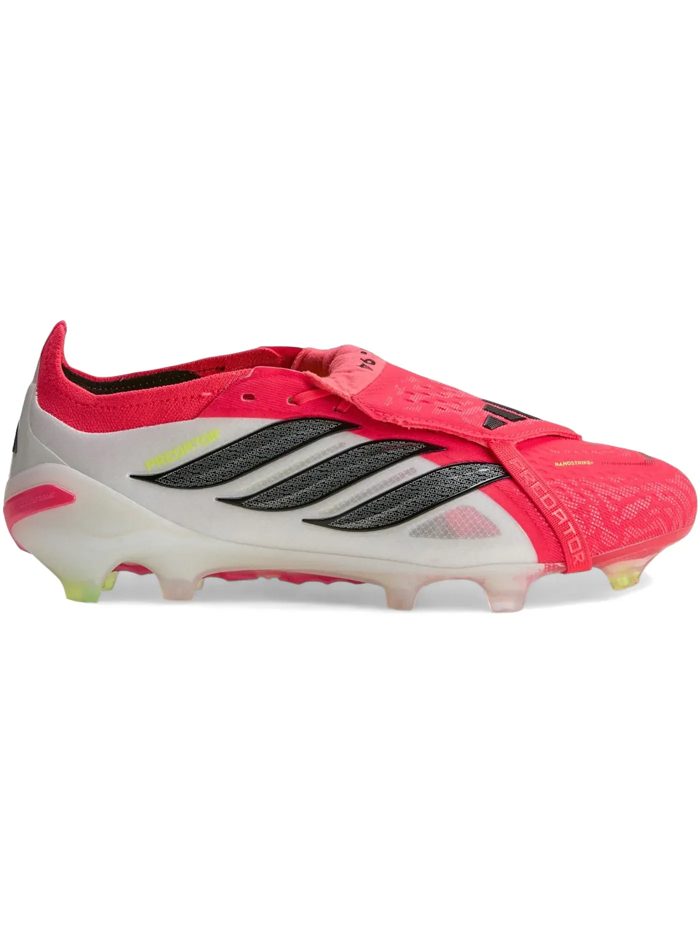 Мужские бутсы с откидным язычком Adidas Predator Elite Fold-Over Tongue FG — изображение 1 из 1, красный/черный/белый