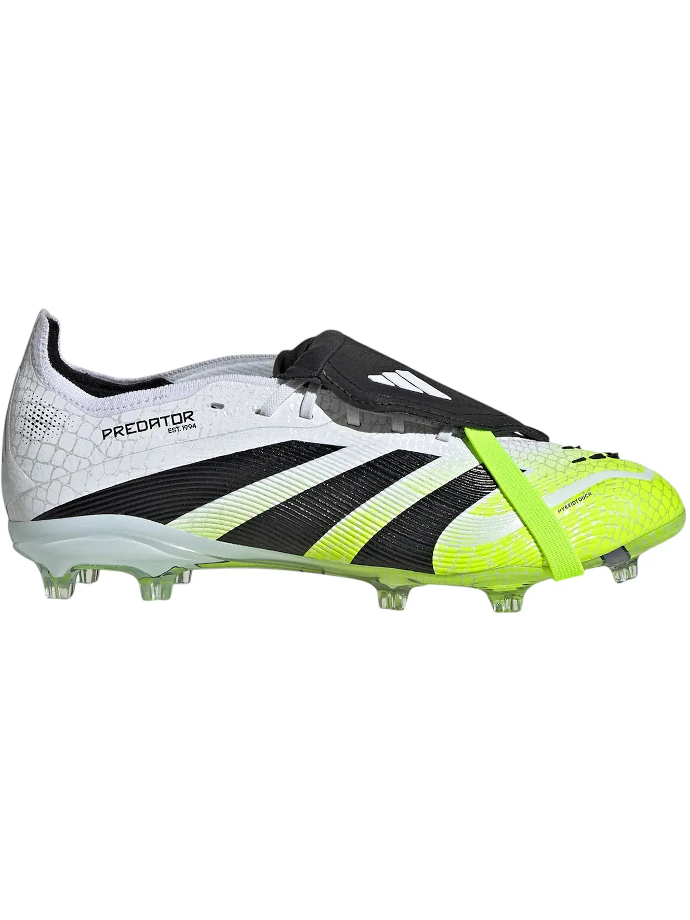 Детские бутсы Predator Elite Fold-Over Tongue FG Adidas — изображение 1 из 1, белый черный