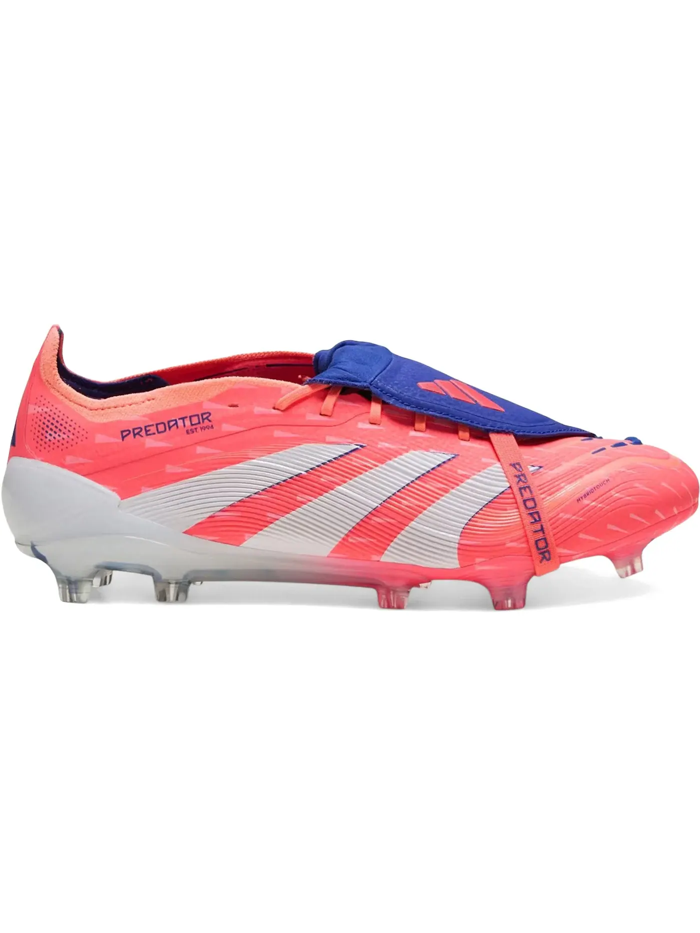 Мужские бутсы с откидным язычком Adidas Predator Elite Fold-Over Tongue FG — изображение 1 из 1, белый оранжевый