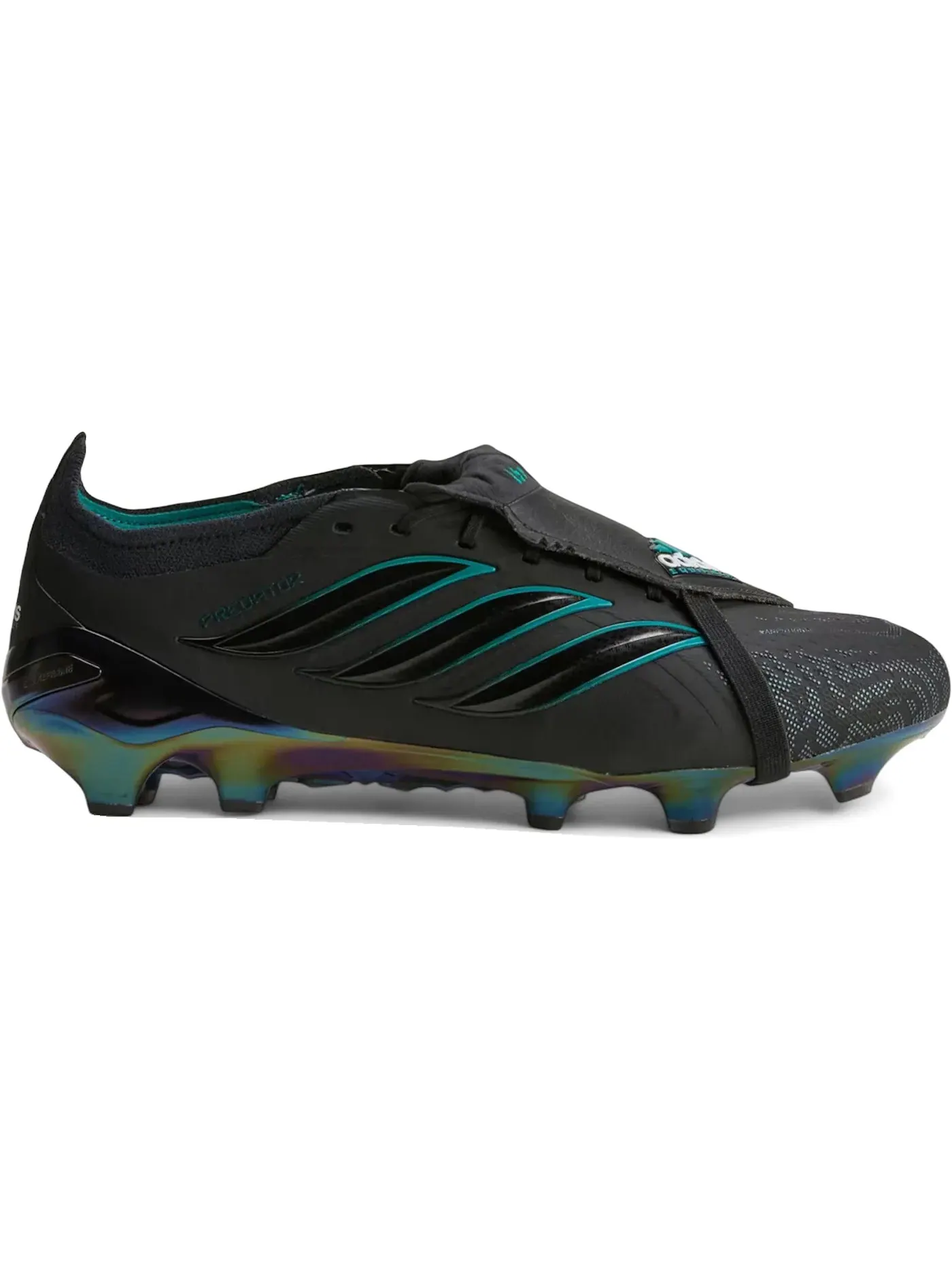 Мужские бутсы с откидным языком Adidas Predator Elite Fold Over Tongue FG — изображение 1 из 1, черный
