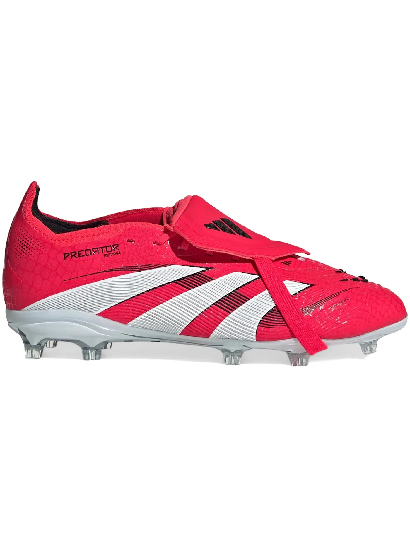 Детские бутсы с закрытой пяткой Predator Elite Fold-Over Tongue FG Adidas — изображение 1 из 1, красный/белый/черный