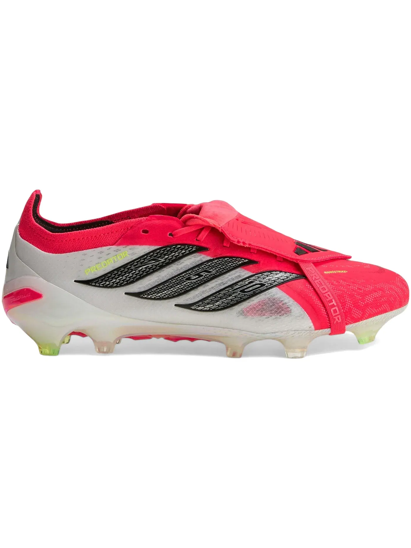 Мужские бутсы с откидным языком Adidas Predator Elite Fold-Over Tongue FG — изображение 1 из 1, красный/черный/белый