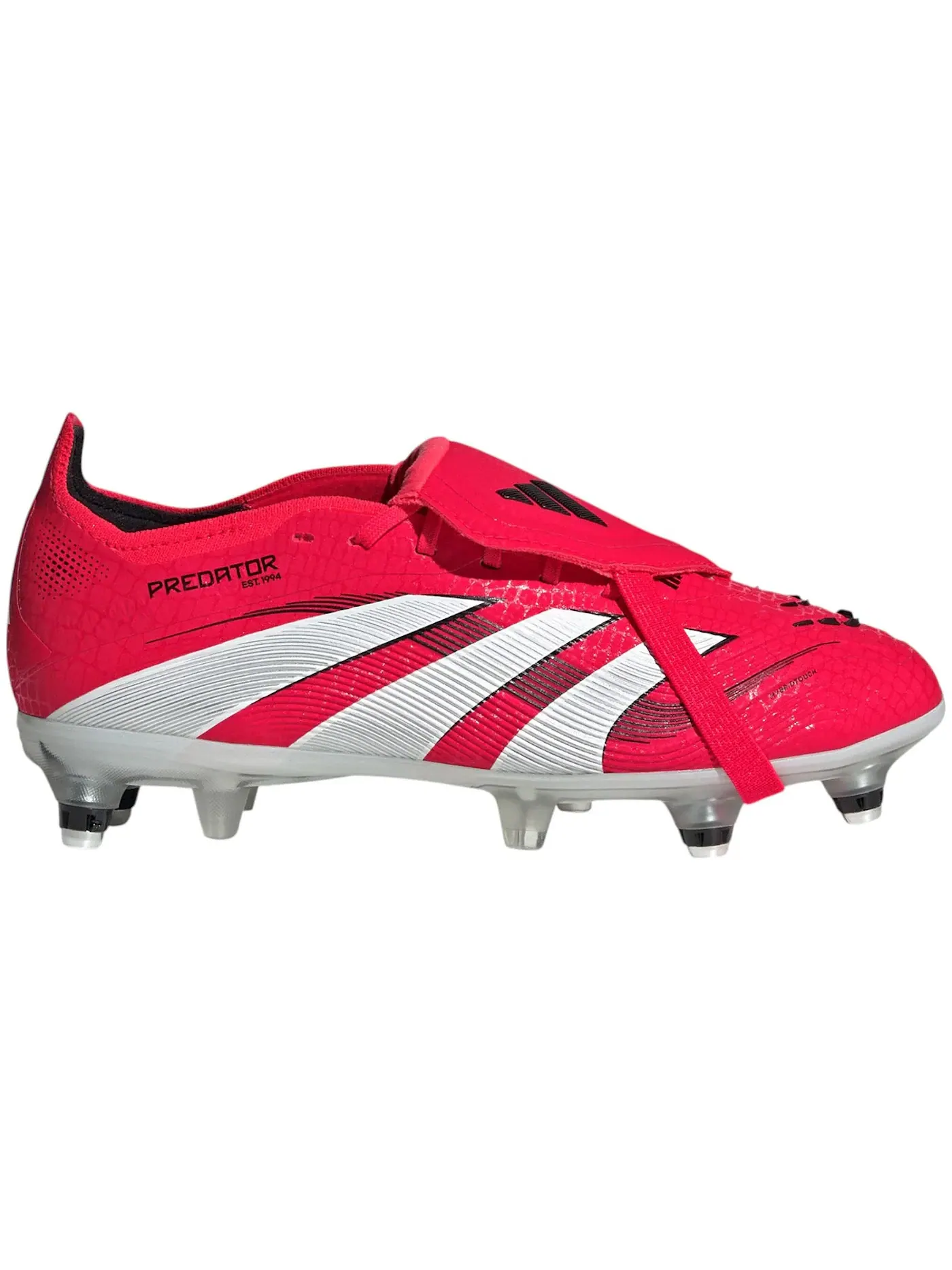 Детские бутсы Predator Elite Fold-Over Tongue SG Adidas — изображение 1 из 1, красный белый черный