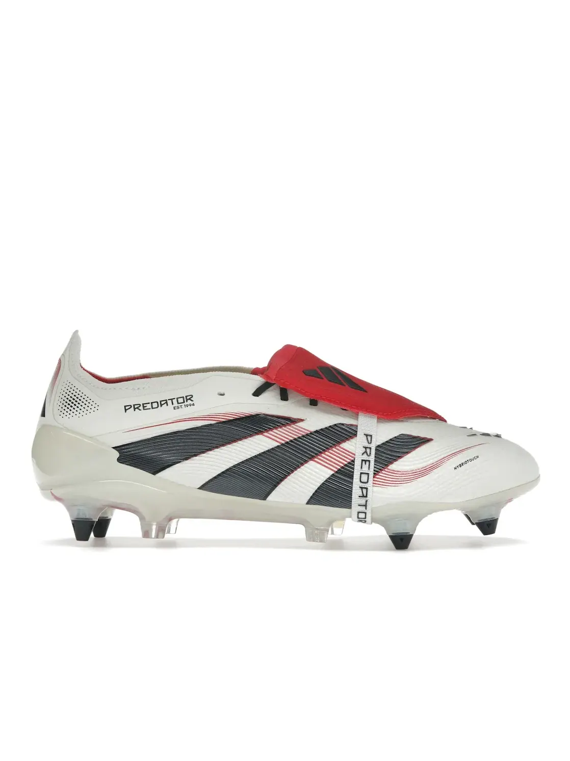 Мужские бутсы Fold-Over Tongue SG Adidas Predator Elite — изображение 1 из 4, белый черный