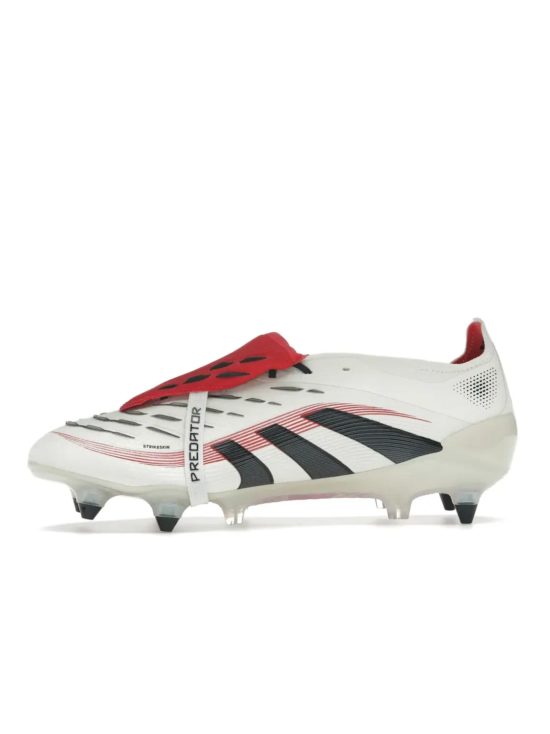 Мужские бутсы Fold-Over Tongue SG Adidas Predator Elite — изображение 3 из 4, белый черный