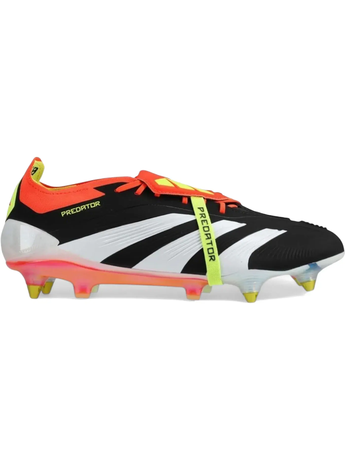 Мужские бутсы с откидным язычком Adidas Predator Elite Fold-Over Tongue SG — изображение 1 из 1, черный/белый/красный