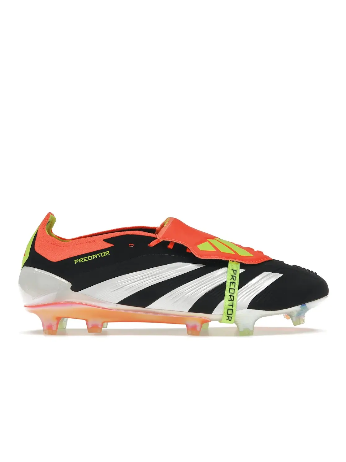 Мужские бутсы для футбола с технологичным верхом Adidas Predator Elite Foldover Tongue F Solar Energy Pack