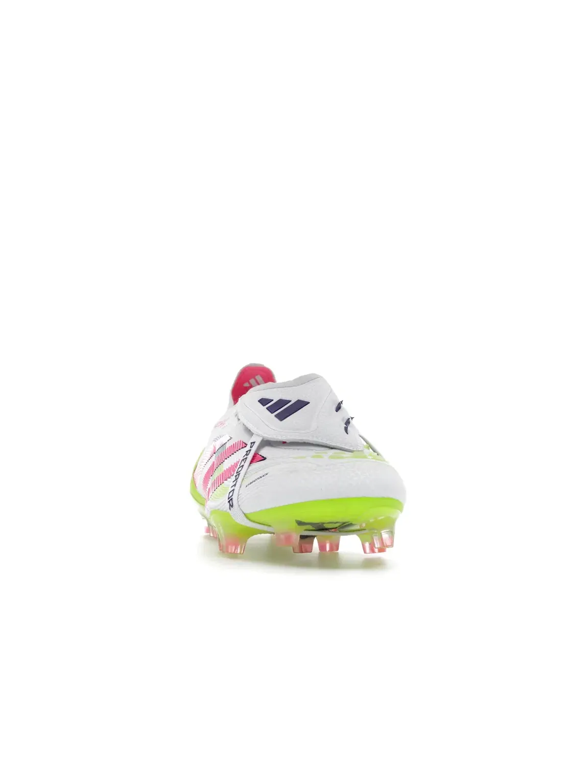 Мужские бутсы с откидным язычком Adidas Predator Elite Foldover Tongue FG — изображение 2 из 4, розовый