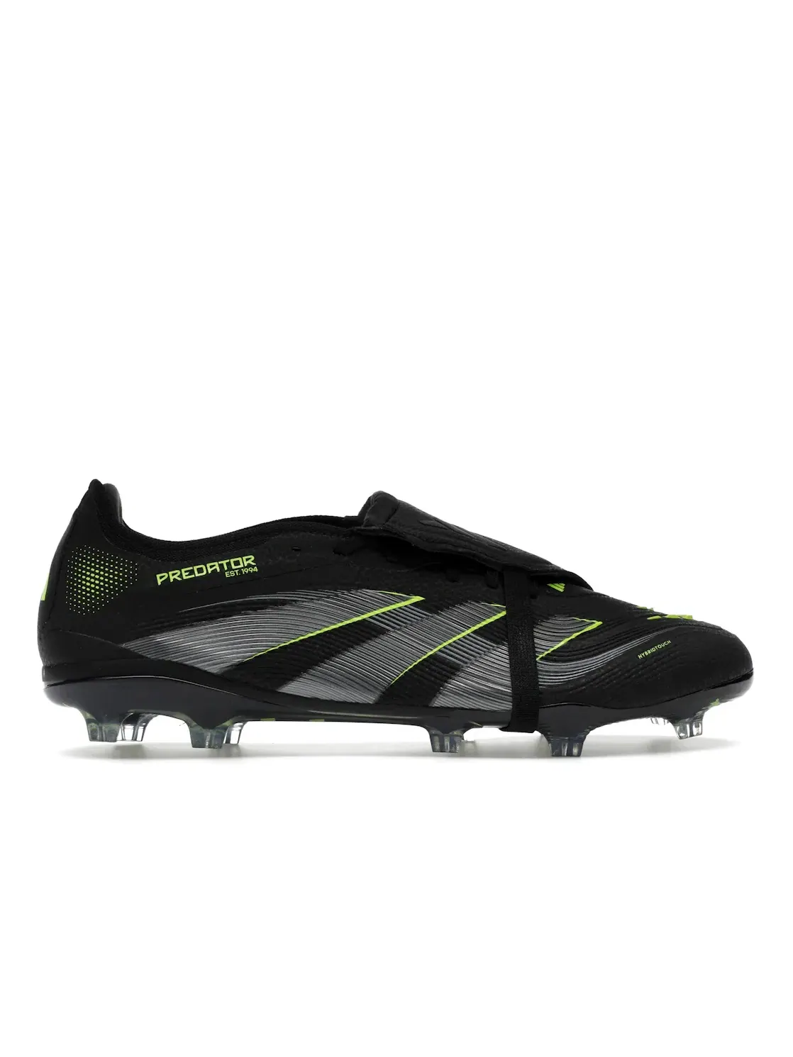 Мужские бутсы с откидным язычком Adidas Predator Elite Foldover Tongue FG — изображение 1 из 4, черный