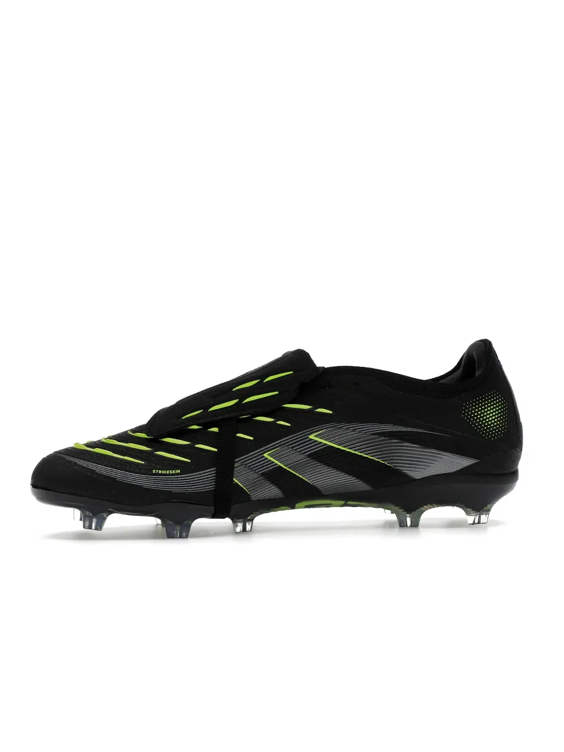 Мужские бутсы с откидным язычком Adidas Predator Elite Foldover Tongue FG — изображение 3 из 4, черный