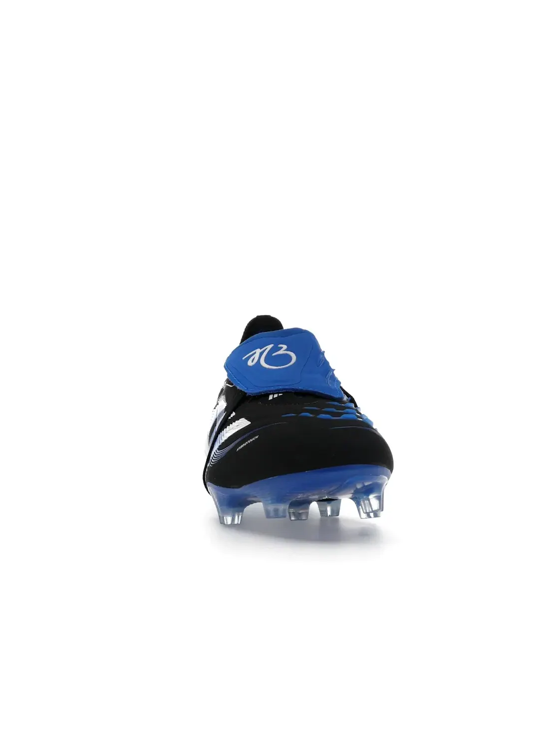 Мужские бутсы с откидным язычком Adidas Predator Elite Foldover Tongue FG — изображение 2 из 4, черный/белый/синий