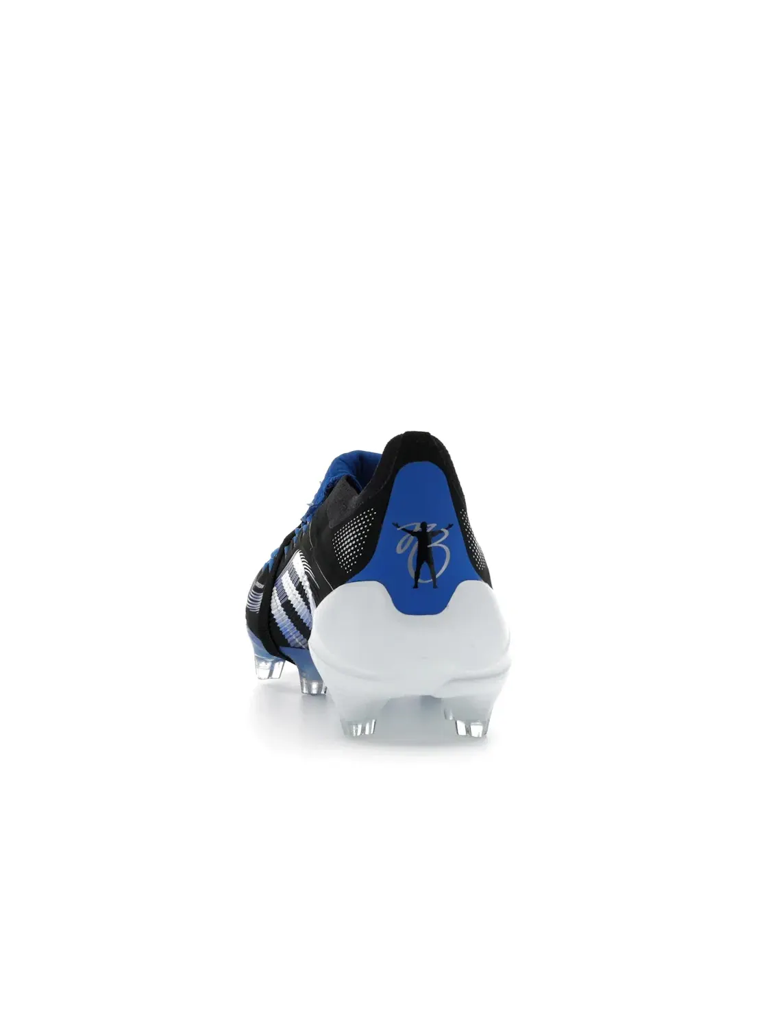 Мужские бутсы с откидным язычком Adidas Predator Elite Foldover Tongue FG — изображение 4 из 4, черный/белый/синий