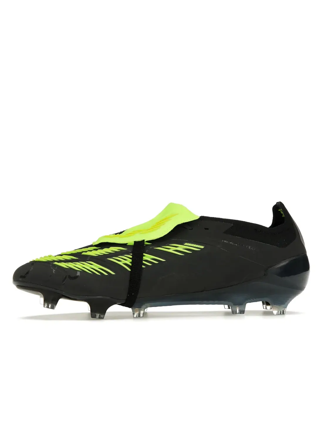 Мужские бутсы с длинным язычком Adidas Predator Elite Foldover Tongue FG — изображение 3 из 4, черный/белый