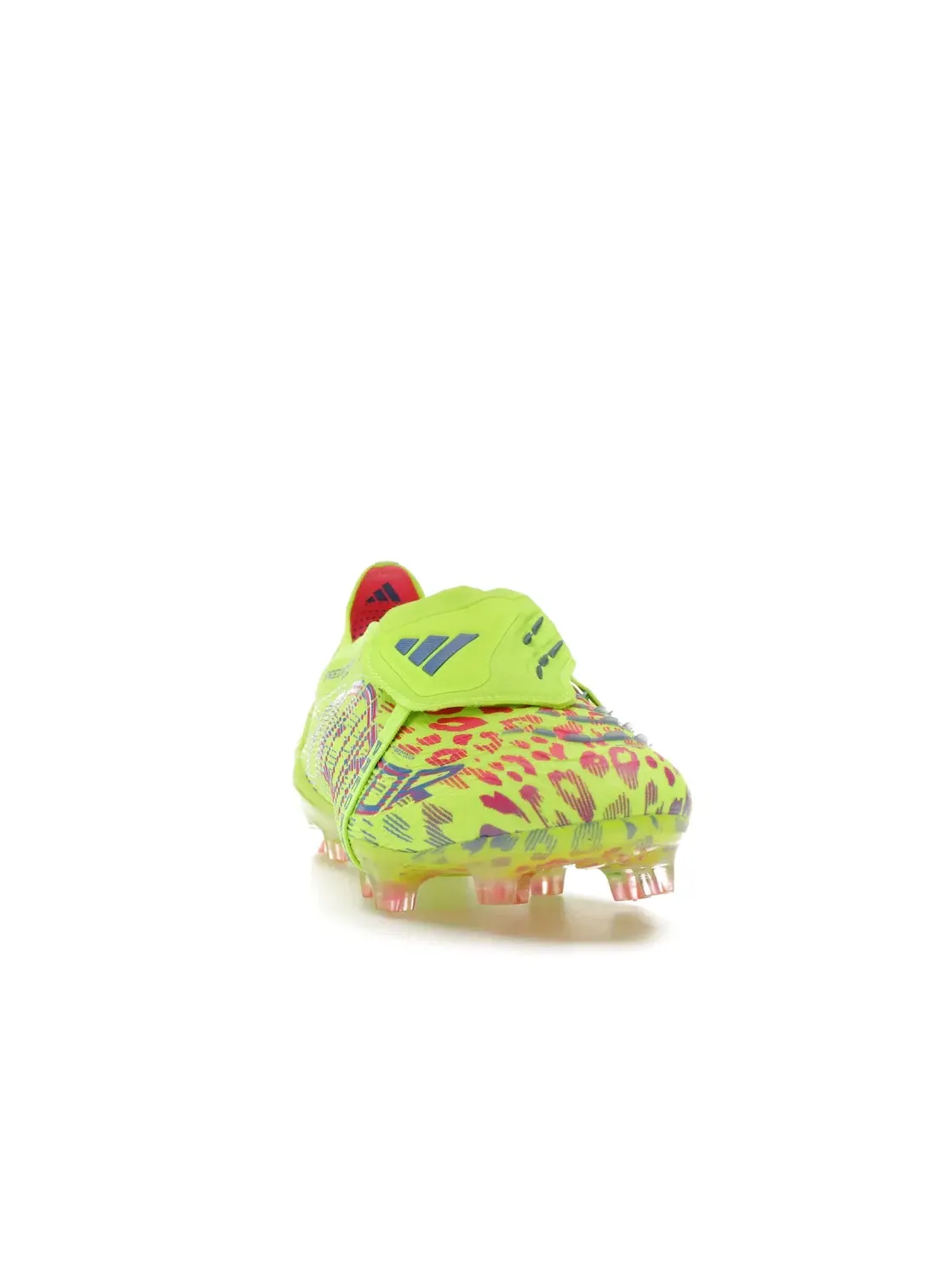 Мужские бутсы с откидным языком Adidas Predator Elite Foldover Tongue FG — изображение 2 из 4, розовый/синий