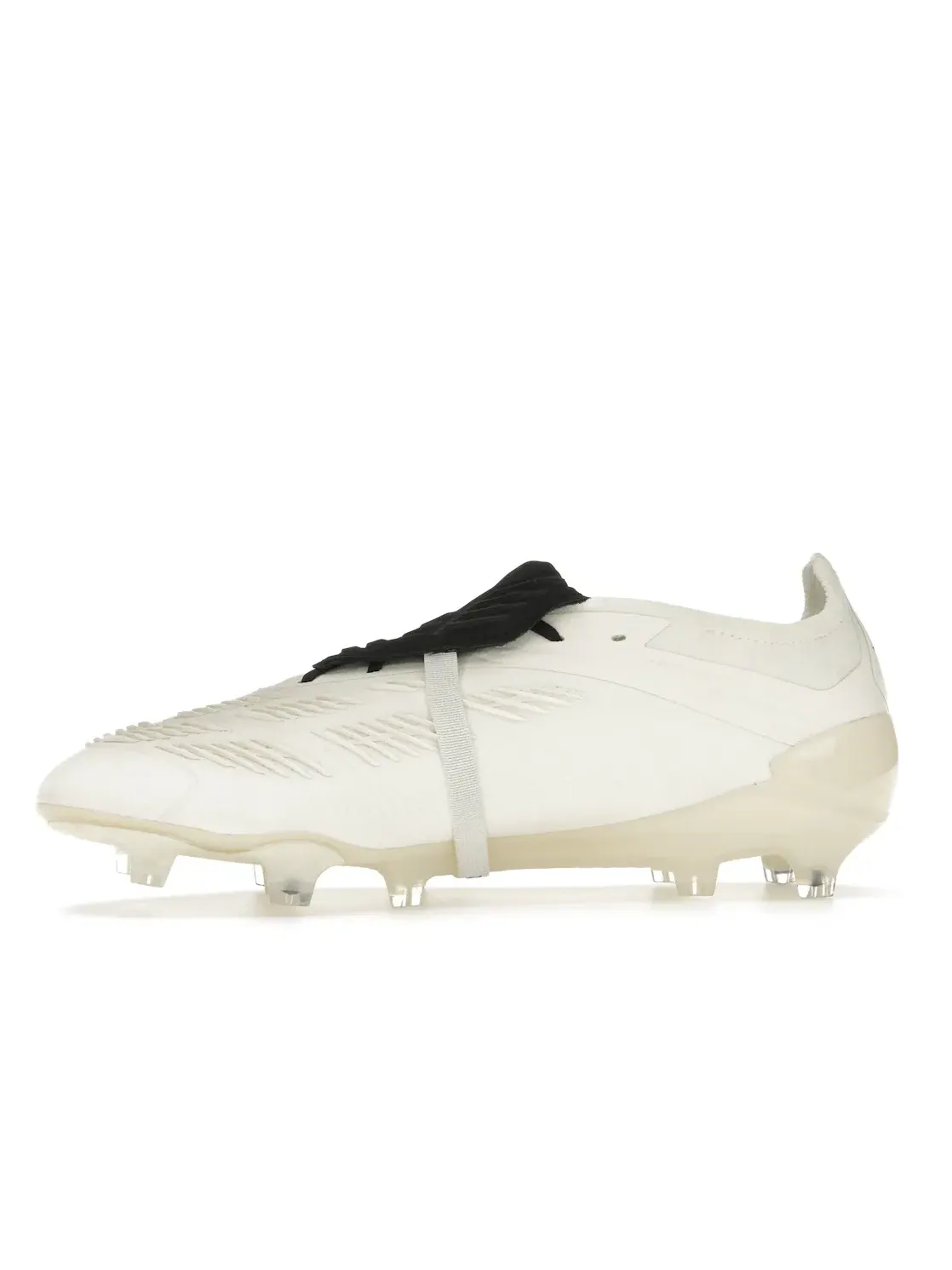 Мужские бутсы с откидным языком Adidas Y-3 Predator Elite Foldover Tongue FG — изображение 3 из 4, черный/черный/белый