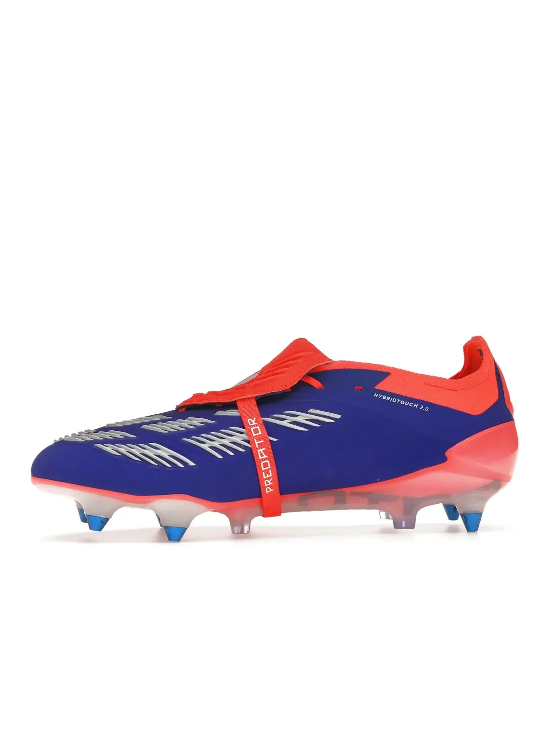 Мужские бутсы с длинным рукавом Adidas Predator Elite Foldover Tongue SG — изображение 3 из 4, синий белый красный