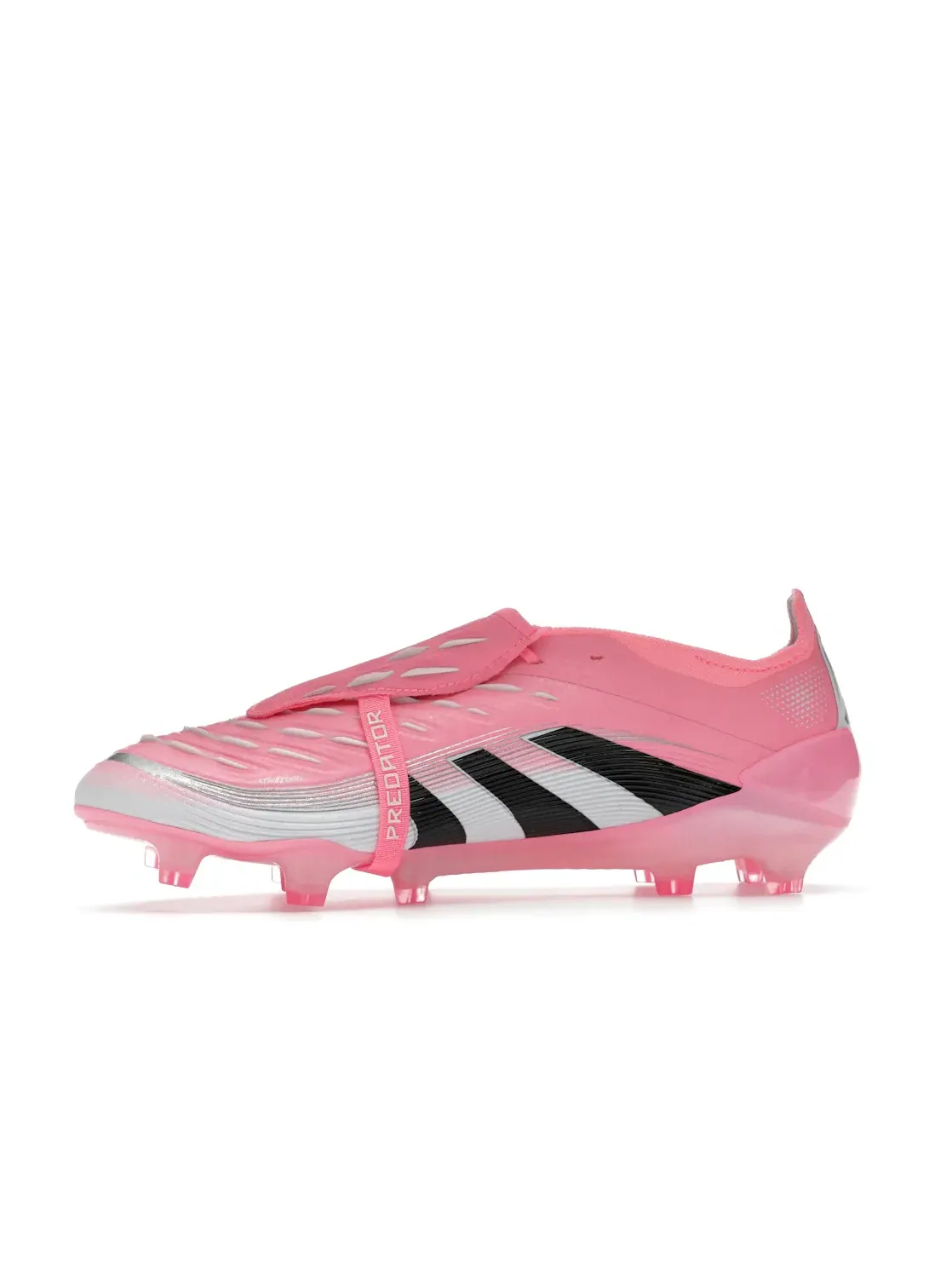 Мужские бутсы с высоким верхом Predator Elite FT FG Adidas — изображение 3 из 4, розовый черный белый