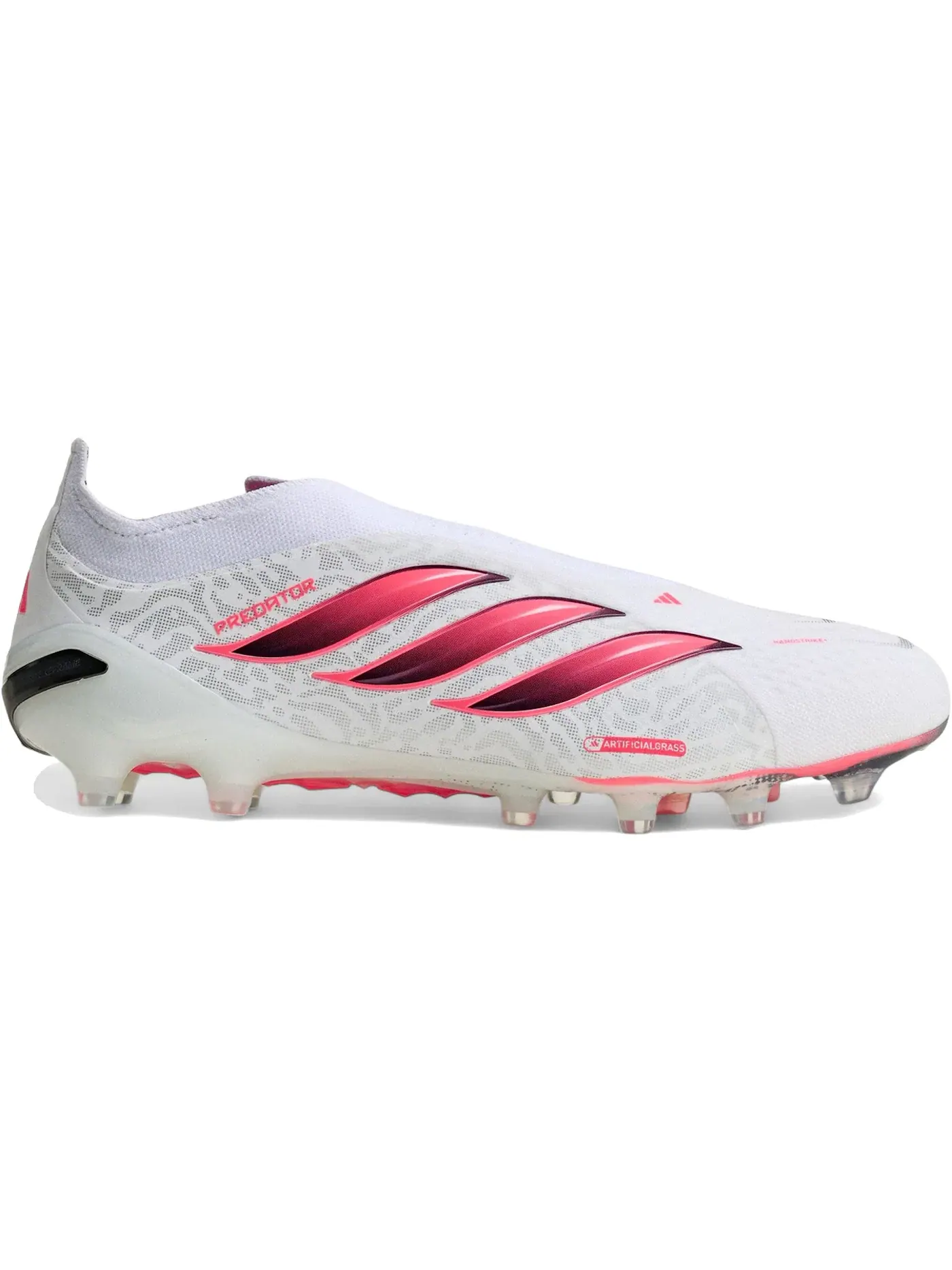 Мужские бутсы без шнуровки Predator Elite Laceless AG Adidas — изображение 1 из 1, белый черный