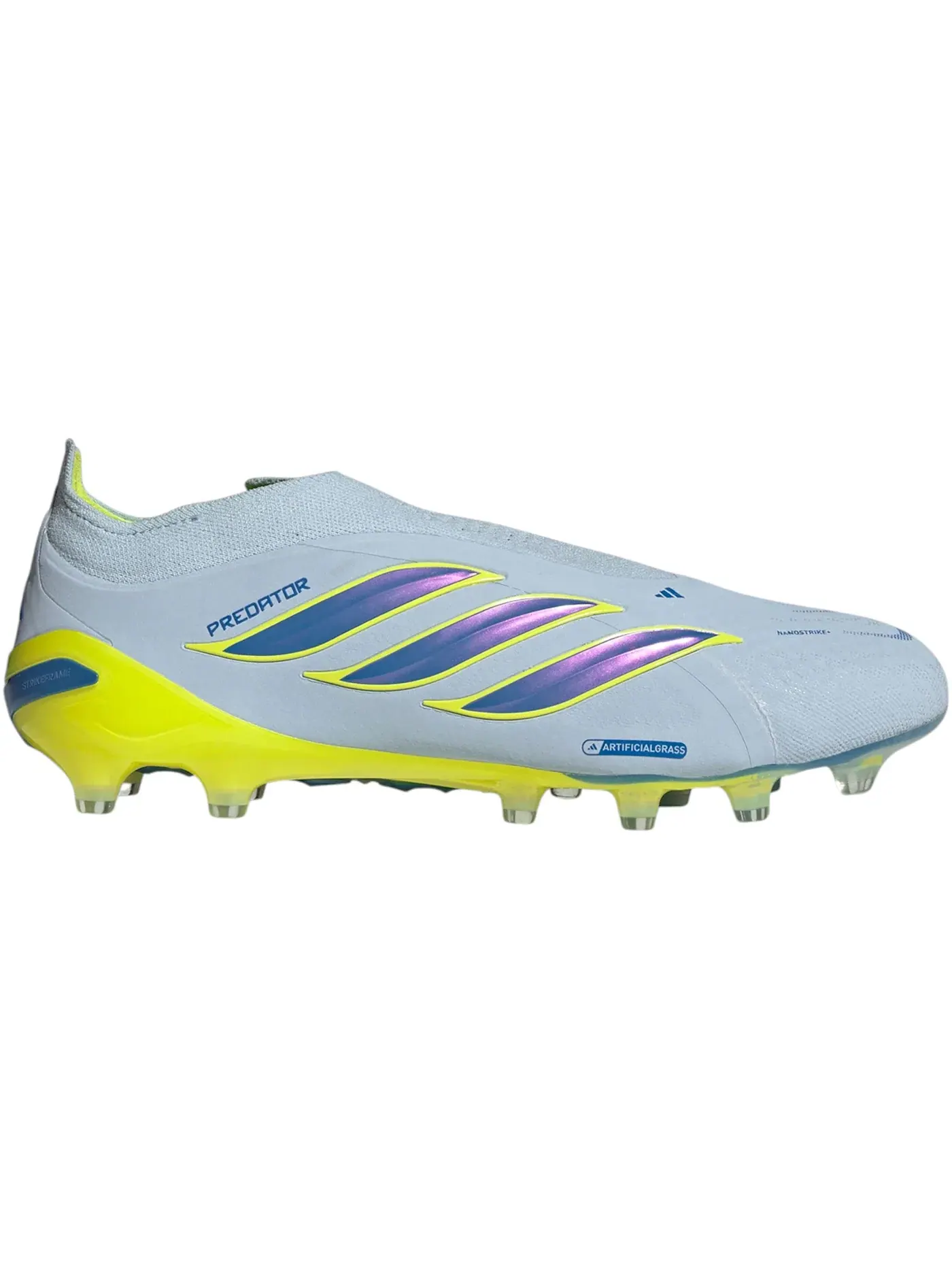 Мужские бутсы с шнуровкой Predator Elite Laceless AG Adidas — изображение 1 из 1, синий желтый