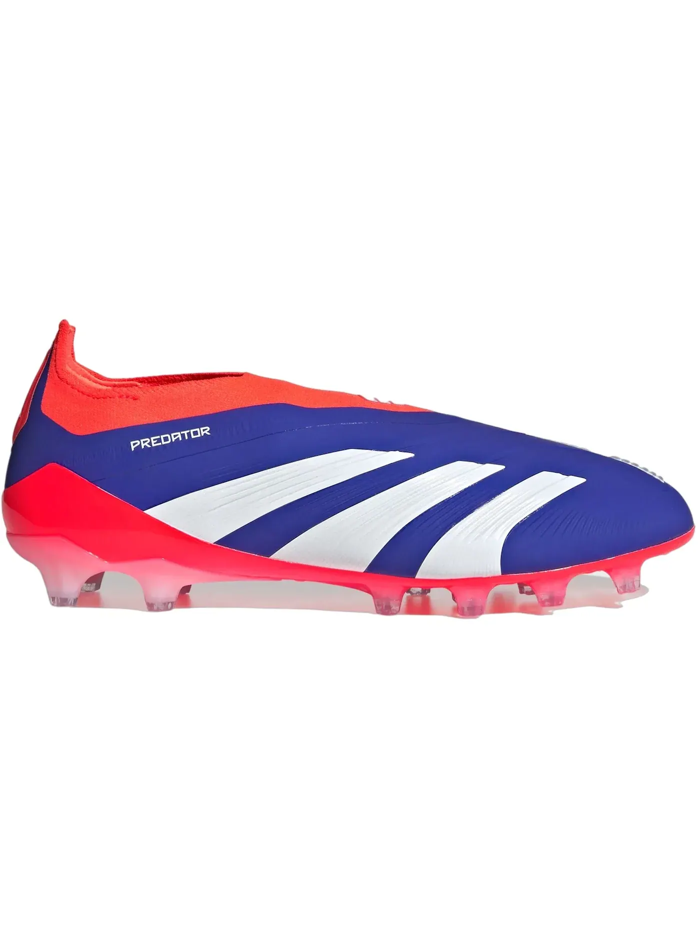 Мужские бутсы без шнуровки Adidas Predator Elite Laceless Artificial Ground Adidas — изображение 1 из 1, синий белый красный