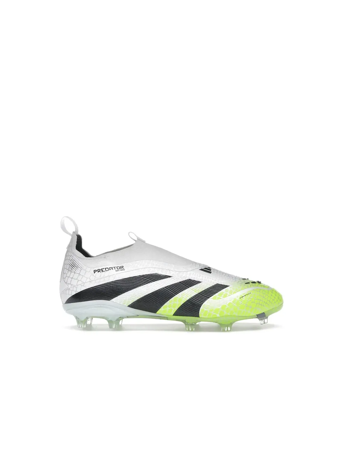 Детские бутсы Predator Elite без шнуровки Adidas — изображение 1 из 4, белый черный